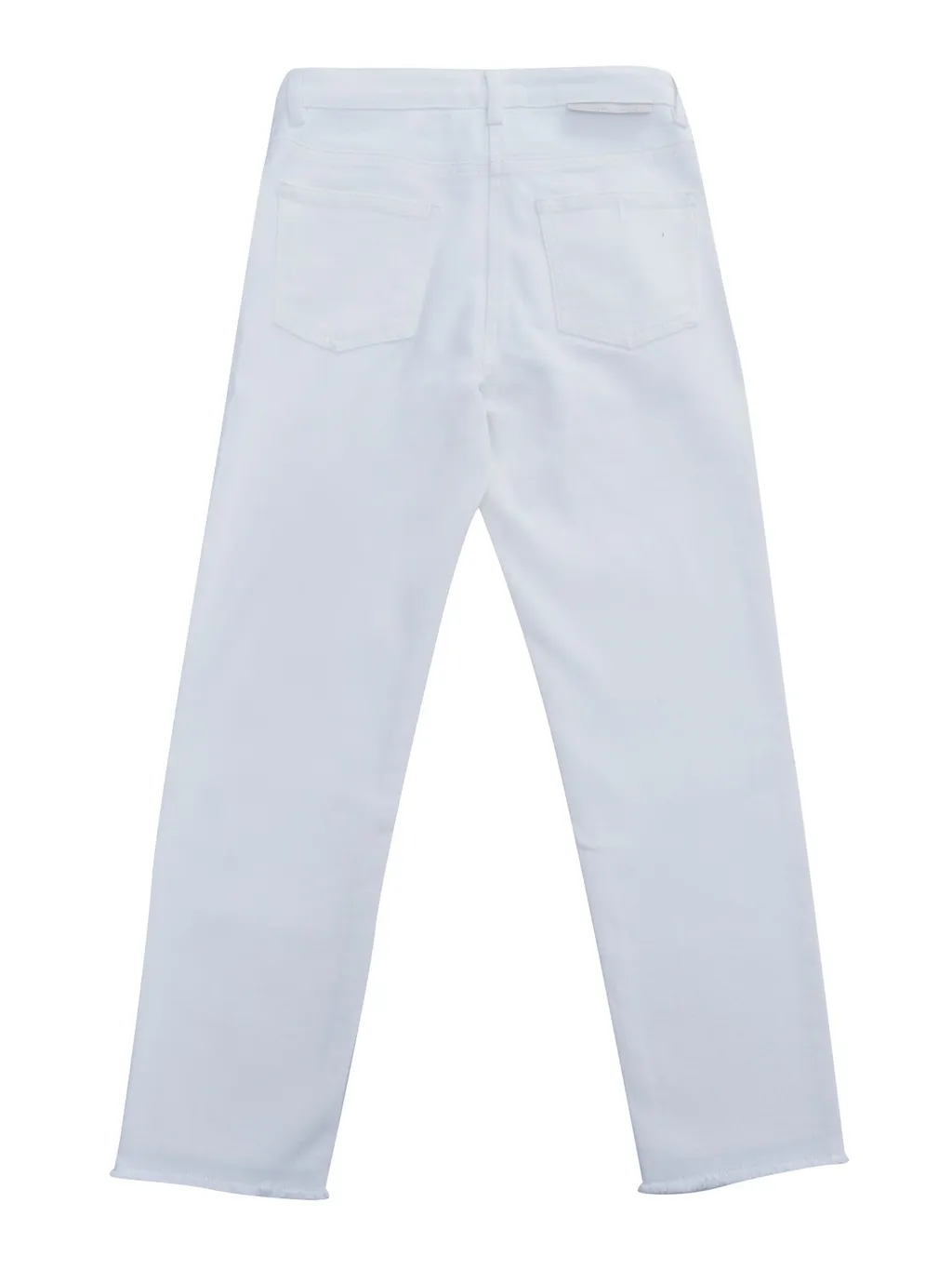 Stella Mccartney Kids Mid-Rise Frayed Hem Jeans