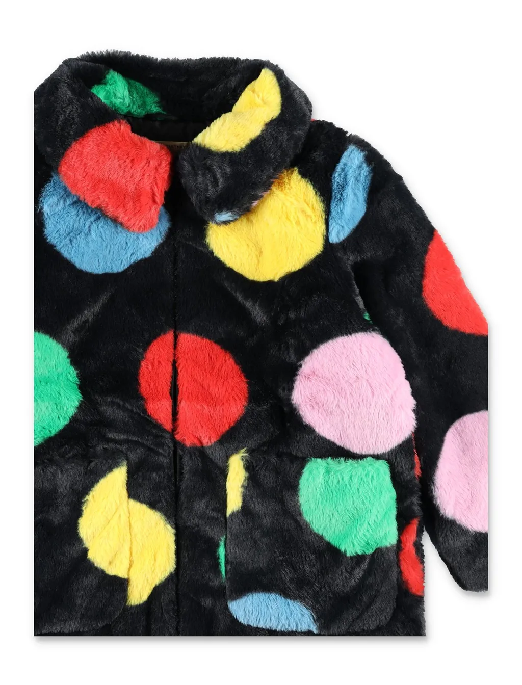 Stella Mccartney Kids Polka-Dot Printed Straight Hem Jacket
