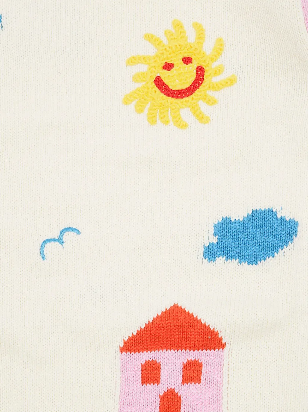 Stella Mccartney Kids Farmyard Intarsia Crewneck Knitted Dress