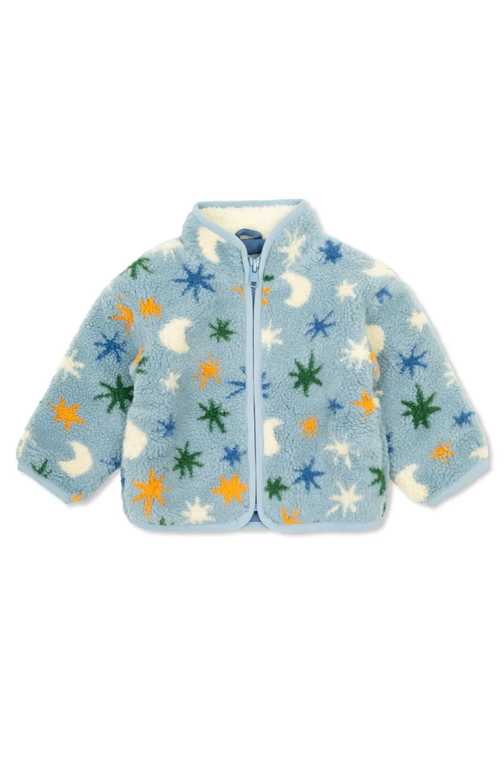 Stella Mccartney Kids Graphic Printed Shearling Jacket