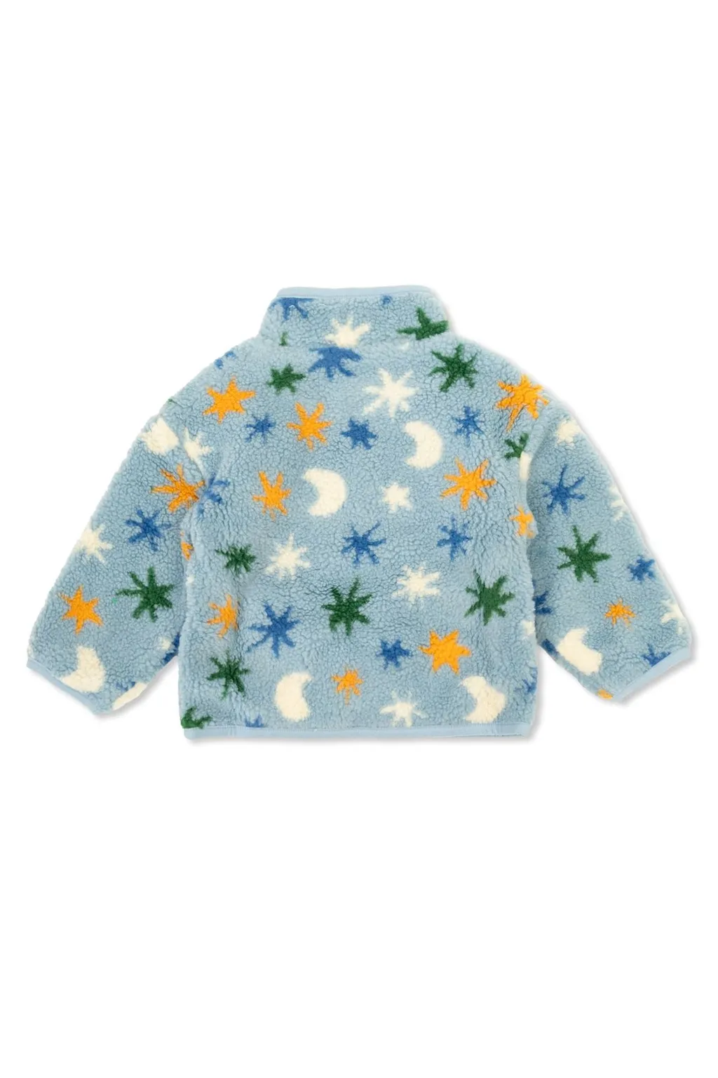 Stella Mccartney Kids Graphic Printed Shearling Jacket