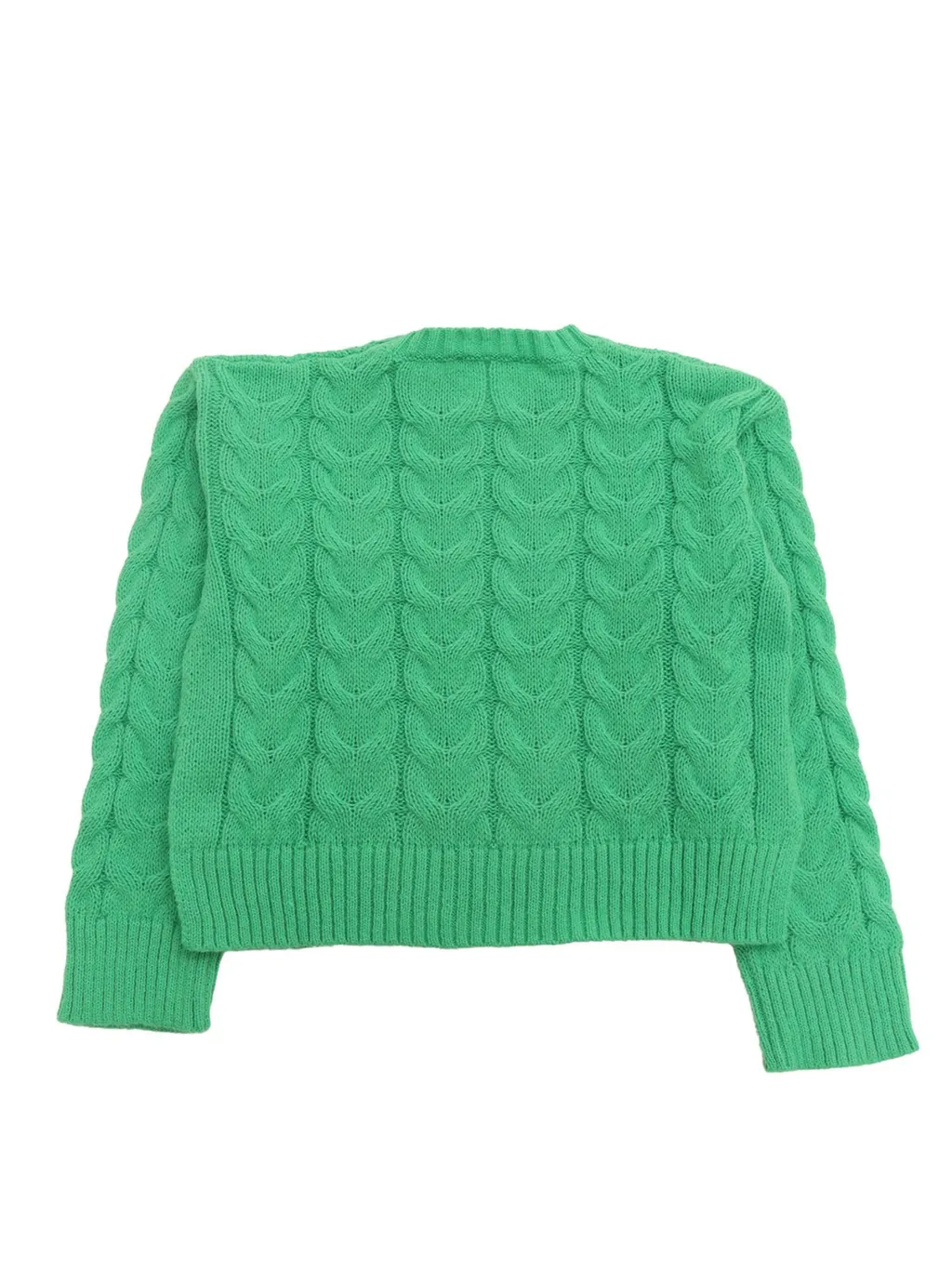 Stella Mccartney Kids Cable-Knit Crewneck Jumper