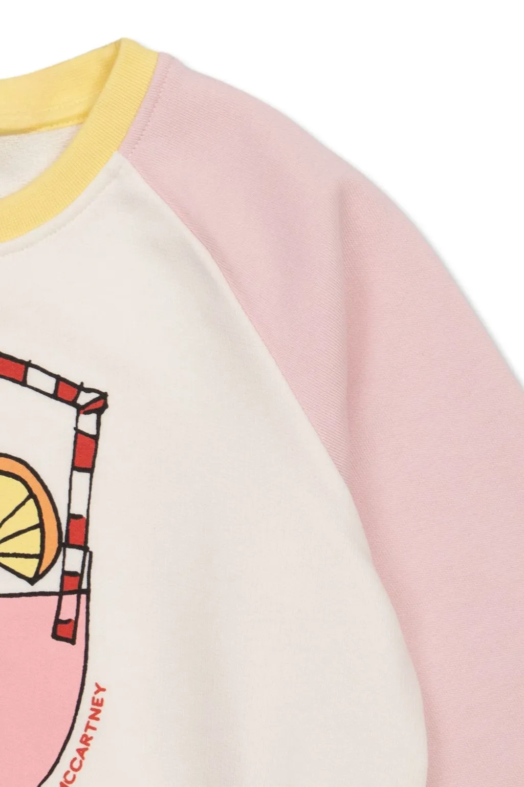 Stella Mccartney Kids Lemonade Printed Crewneck Sweatshirt