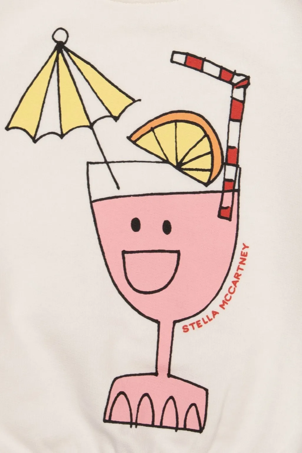 Stella Mccartney Kids Lemonade Printed Crewneck Sweatshirt