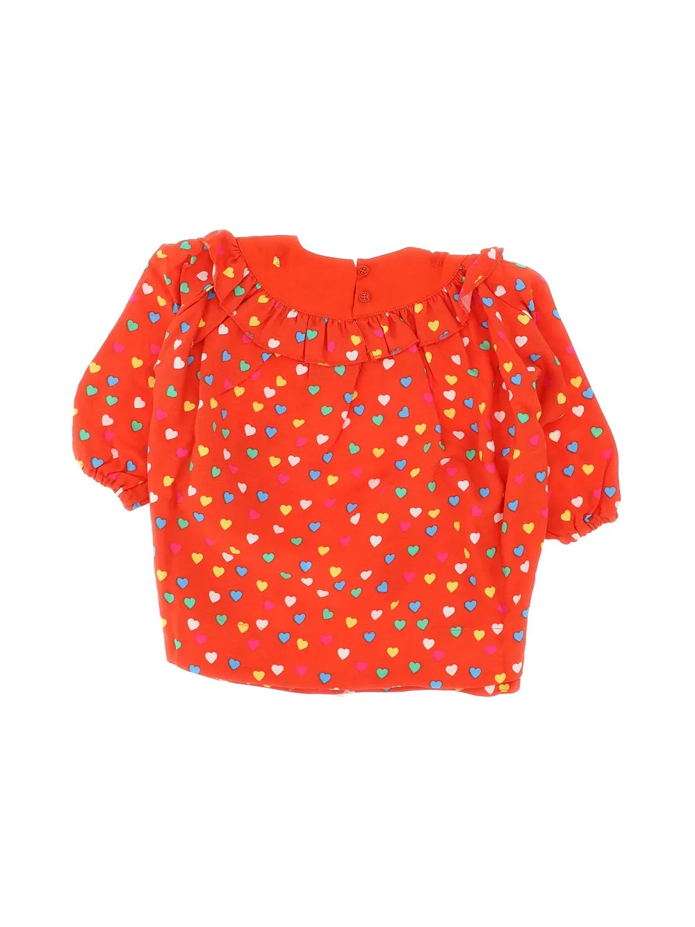 Stella Mccartney Kids Heart-Print Crewneck Dress