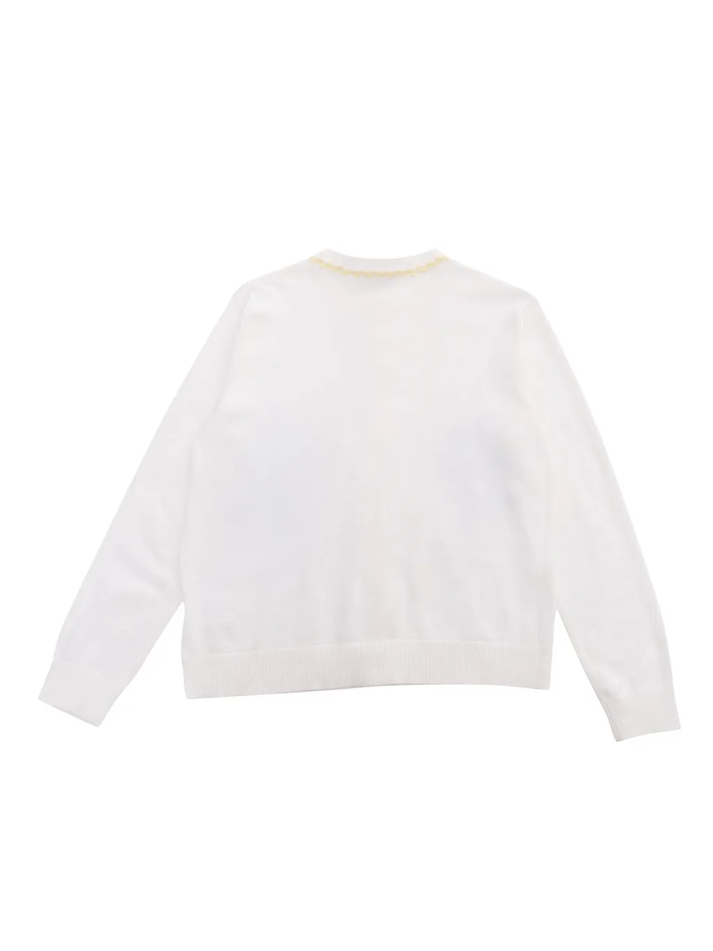 Stella Mccartney Kids Sunflower Intarsia Buttoned Cardigan