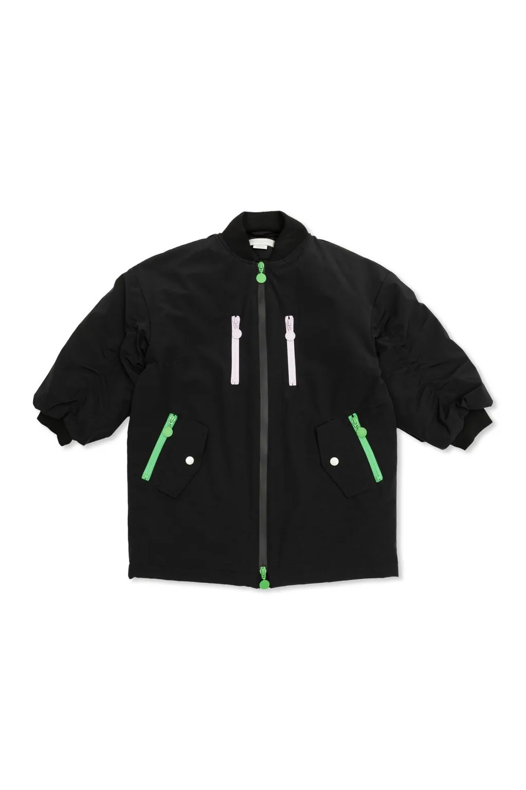 Stella Mccartney Kids Logo Printed Bomber Jacket