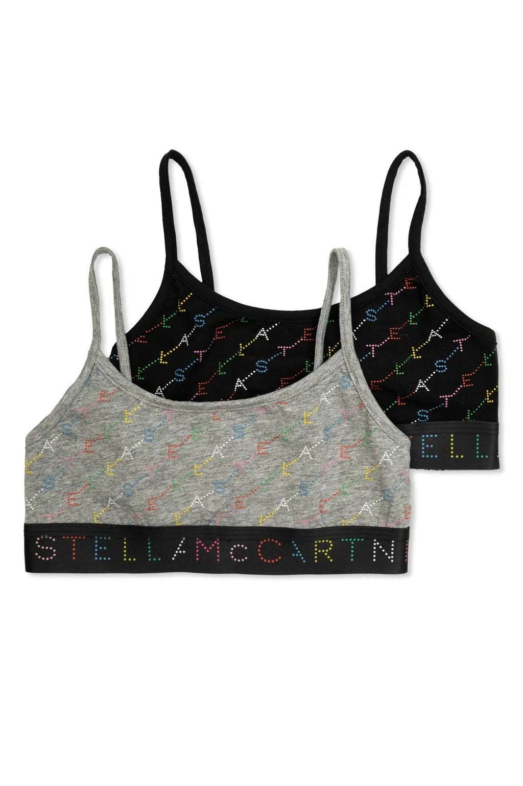Stella Mccartney Kids Logo Printed Pack Of Two Bras