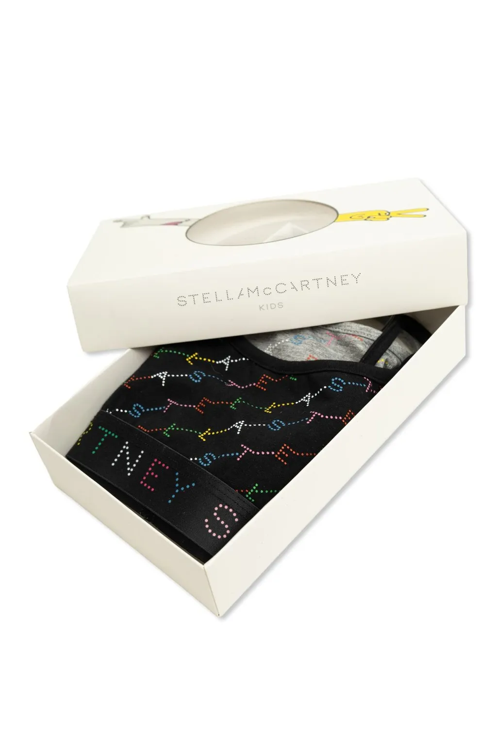 Stella Mccartney Kids Logo Printed Pack Of Two Bras
