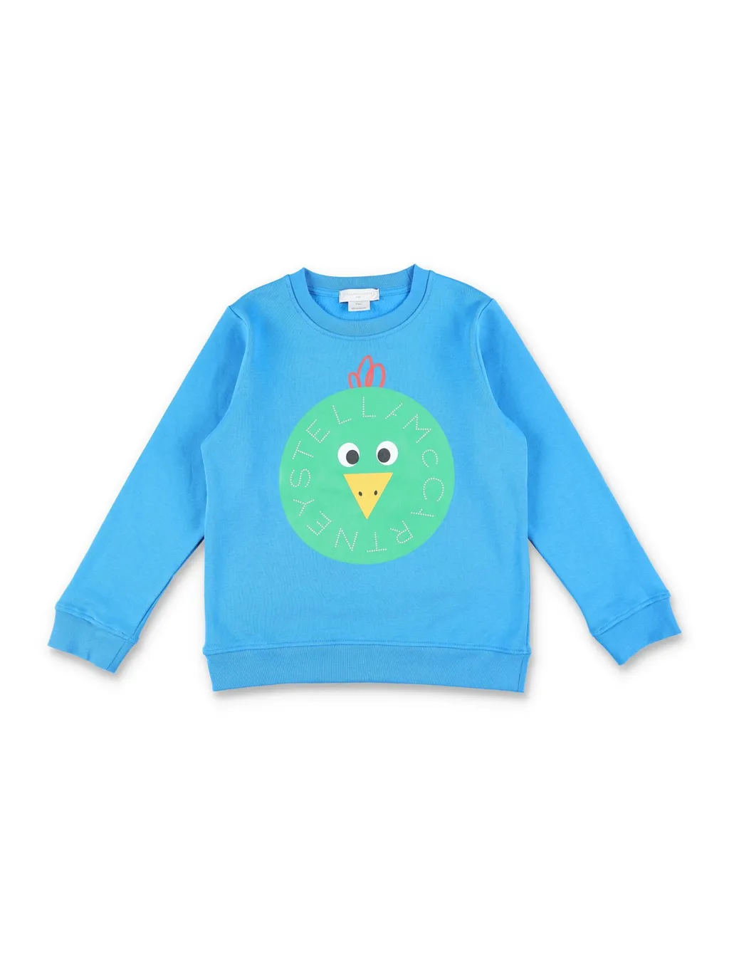 Stella Mccartney Kids Rooster Printed Crewneck Sweatshirt