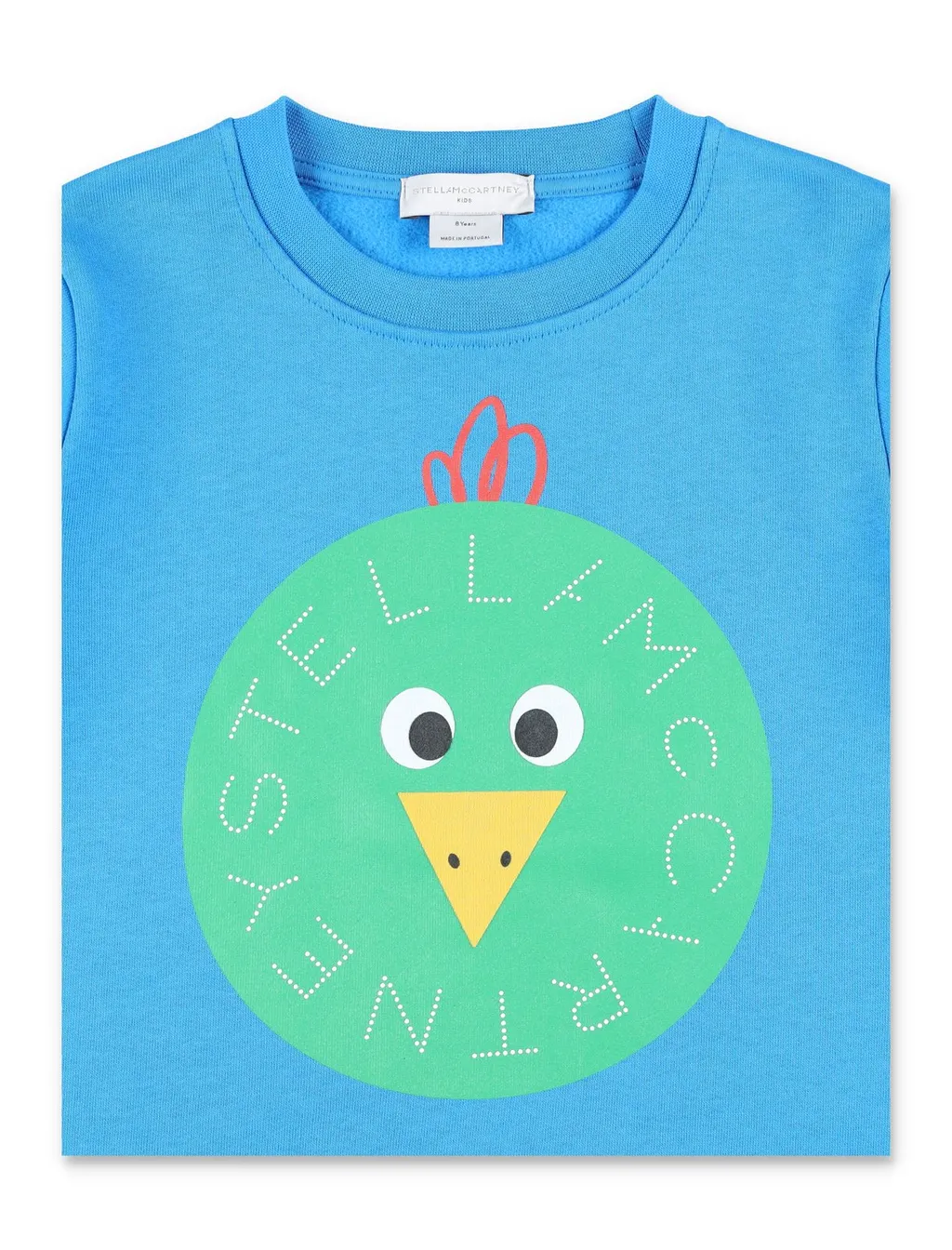 Stella Mccartney Kids Rooster Printed Crewneck Sweatshirt