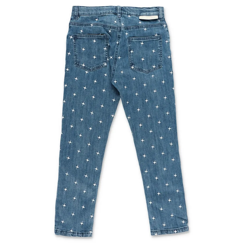 Stella Mccartney Kids Embroidered Stars Jeans