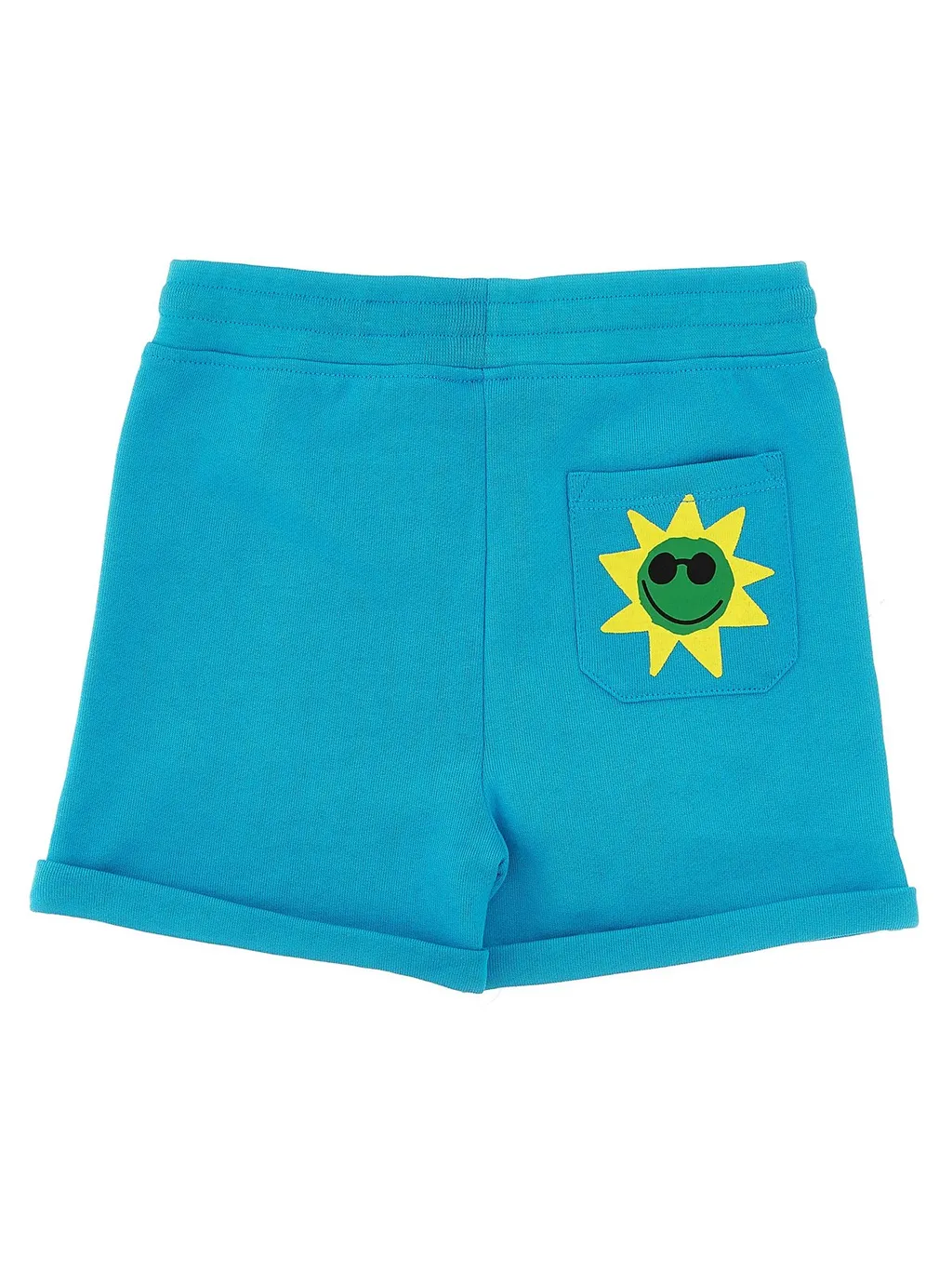 Stella Mccartney Kids Logo Patch Drawstring Shorts