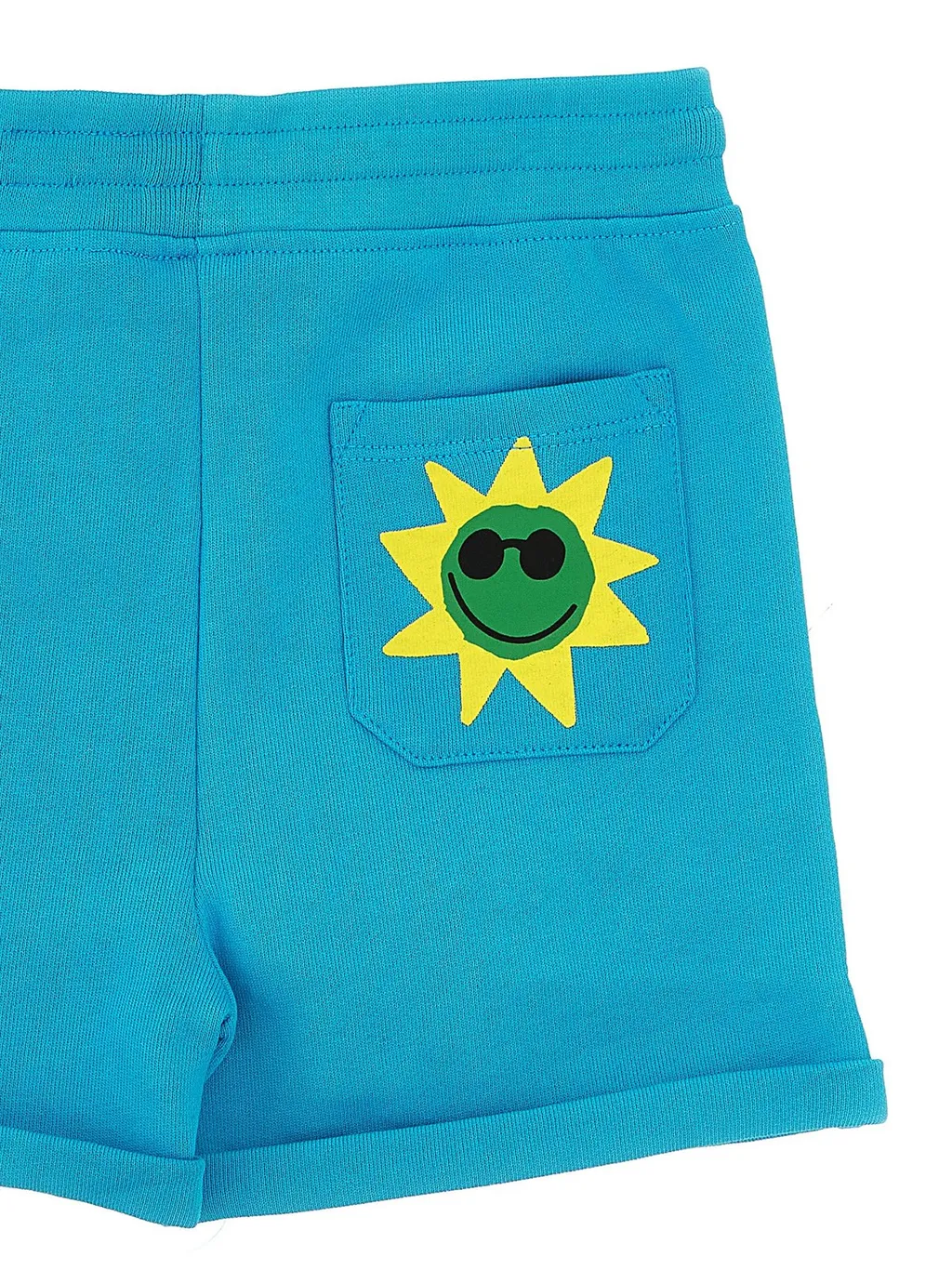 Stella Mccartney Kids Logo Patch Drawstring Shorts
