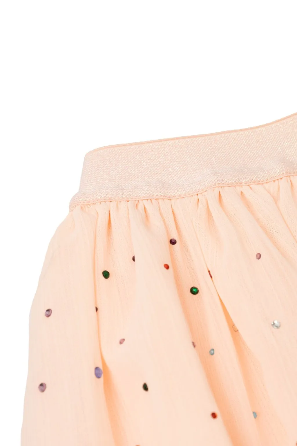 Stella Mccartney Kids Embellished Crepe Skirt