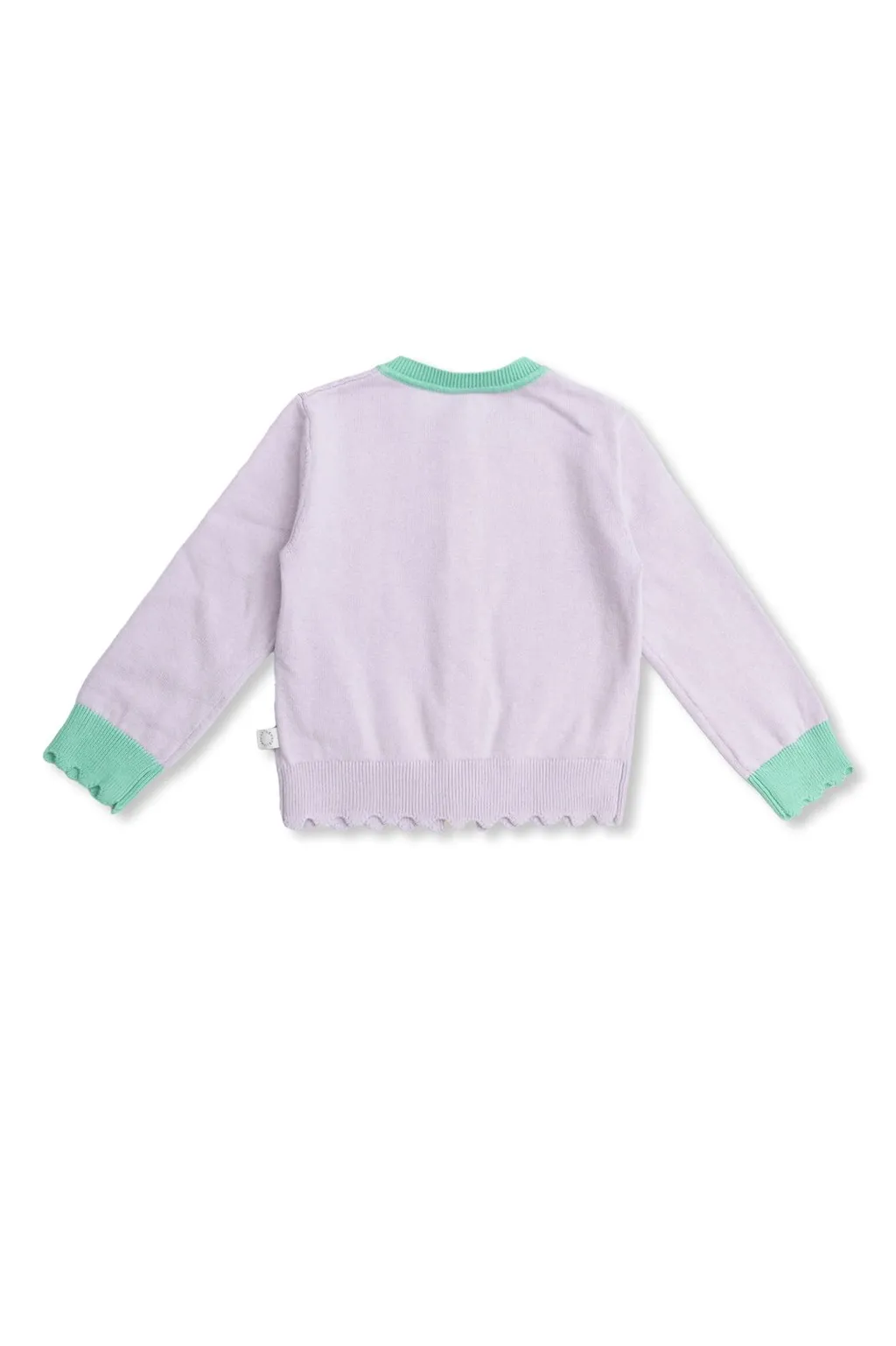 Stella Mccartney Kids Intarsia-Knitted Button-Up Cardigan
