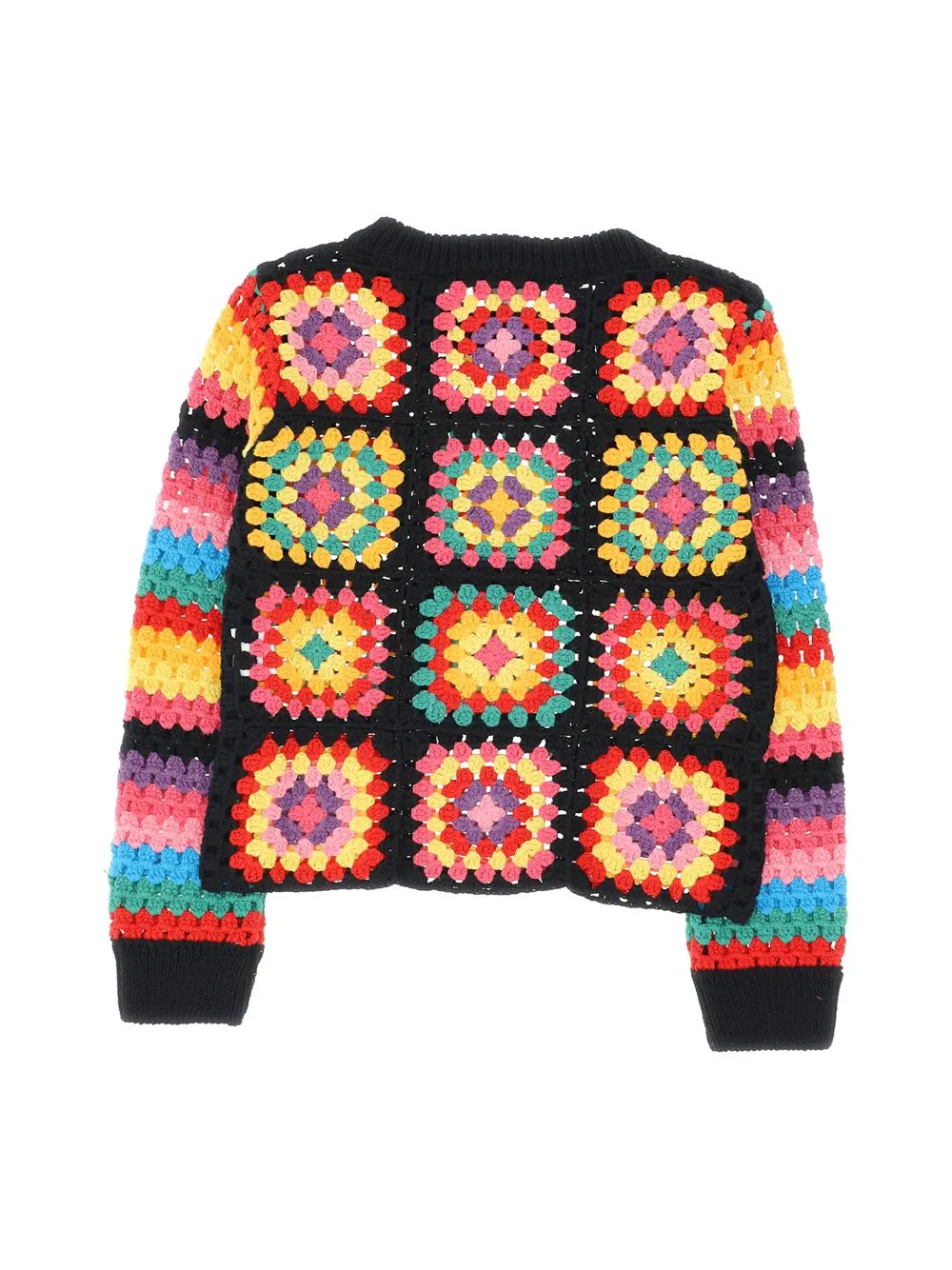Stella Mccartney Kids Intarsia-Knit Crewneck Jumper
