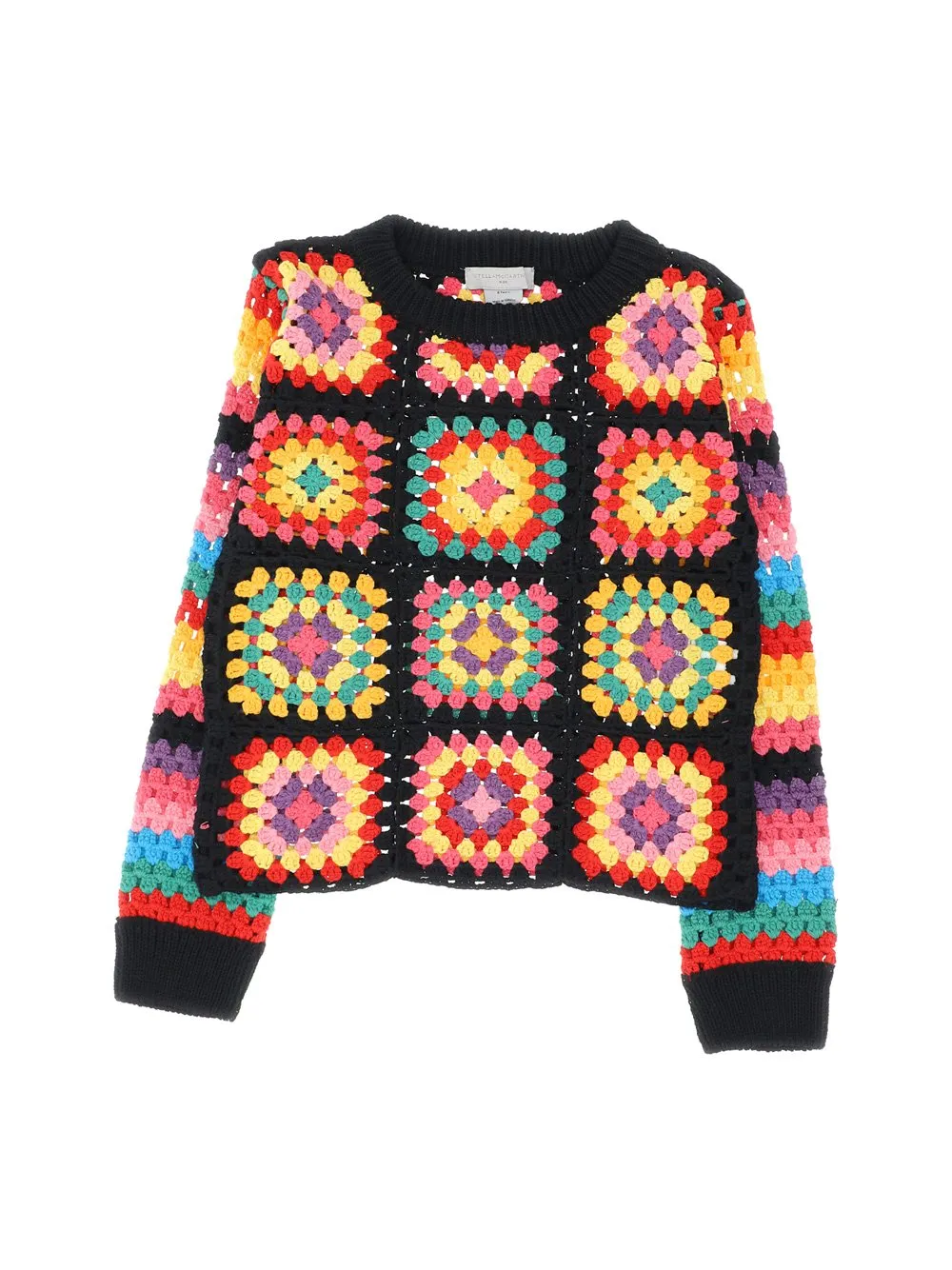 Stella Mccartney Kids Intarsia-Knit Crewneck Jumper