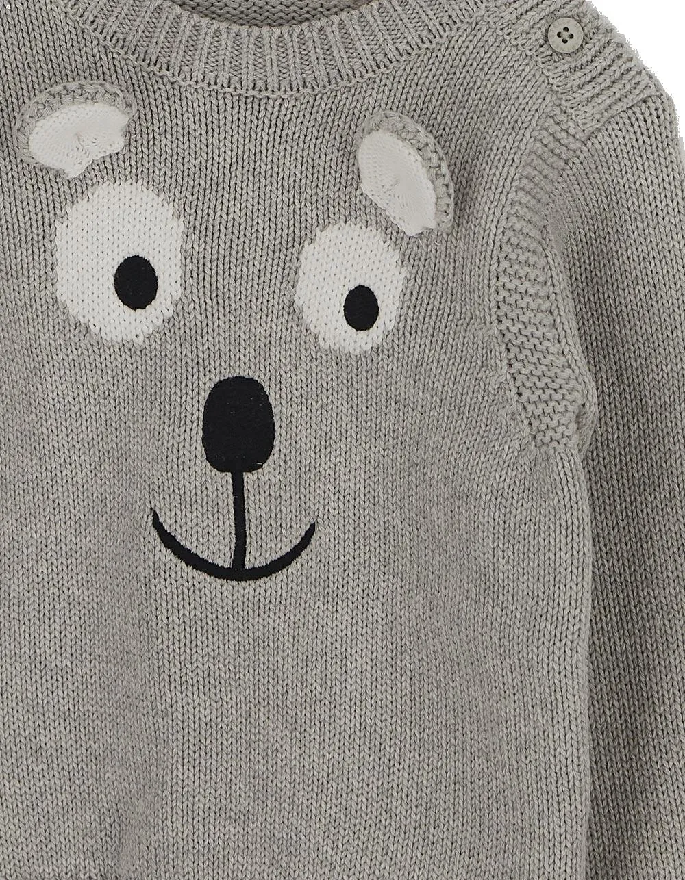 Stella Mccartney Intarsia-Knit Crewneck Sweater