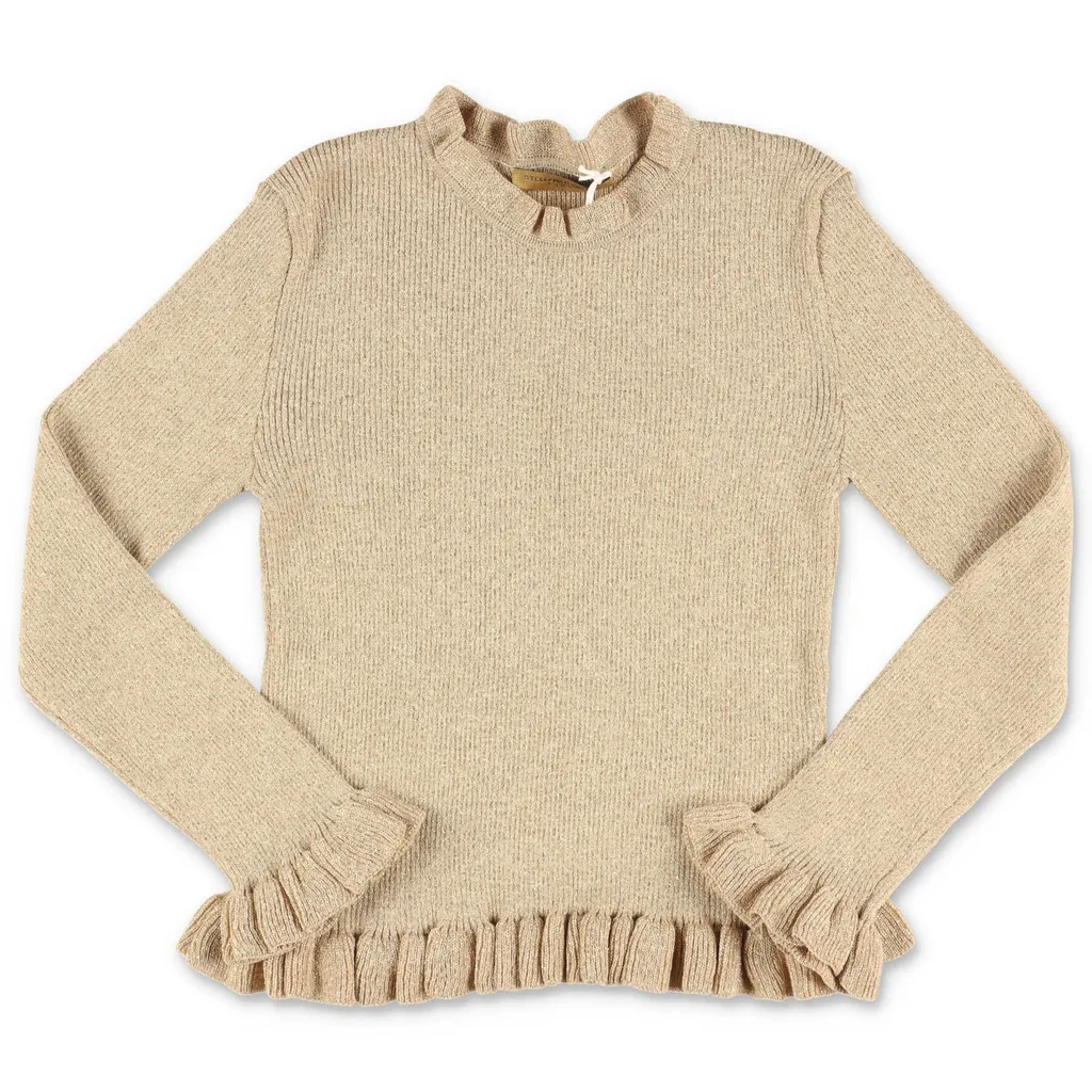 Stella Mccartney Kids Ruffled Long-Sleeved Jumper
