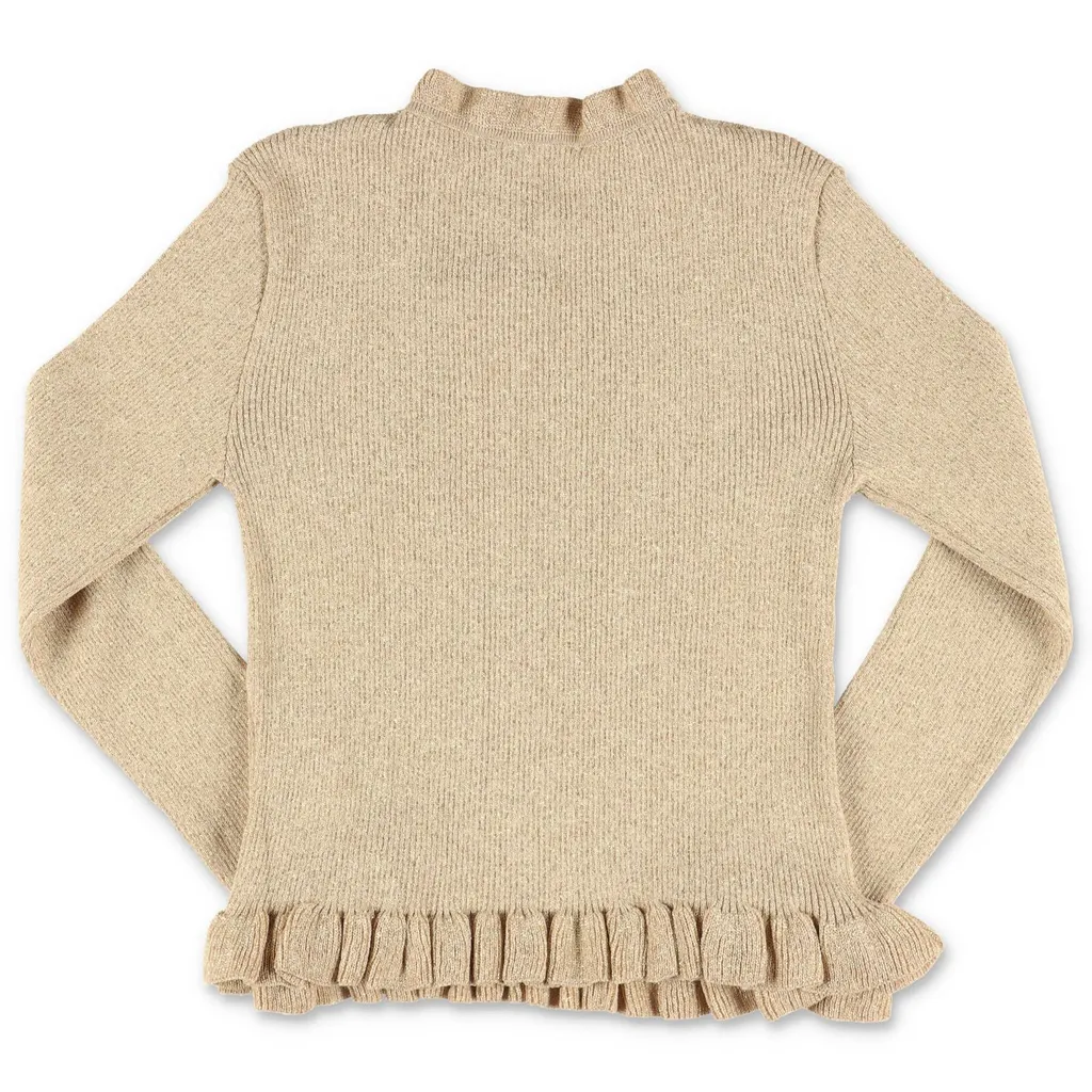 Stella Mccartney Kids Ruffled Long-Sleeved Jumper