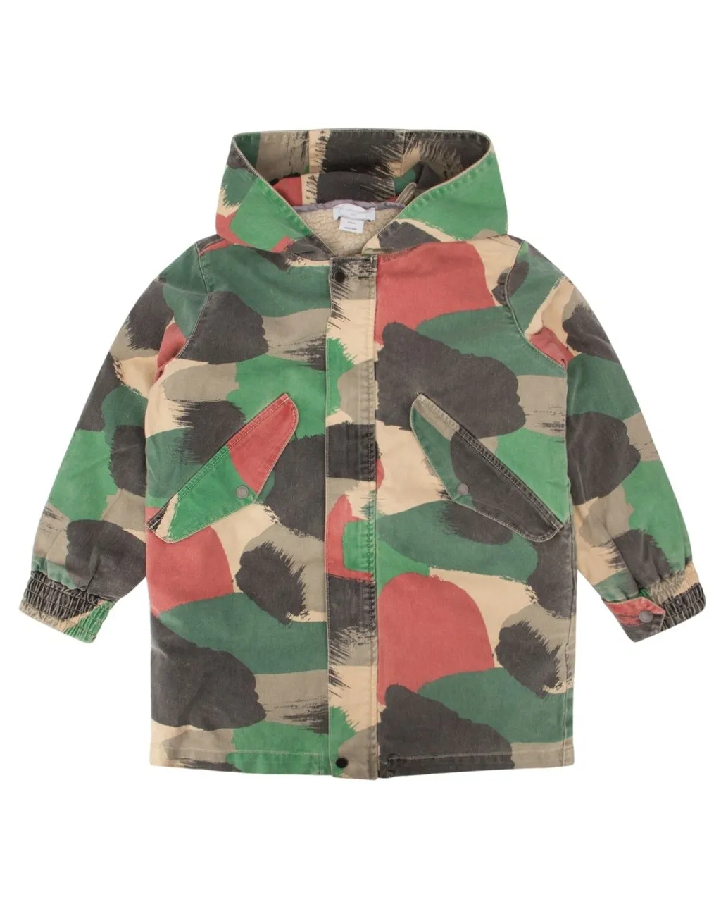 Stella Mccartney Kids Camouflage Denim Parka