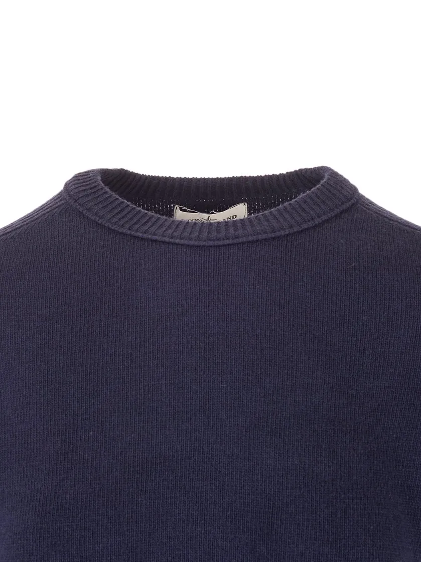 Stone Island Junior Logo Patch Crewneck Jumper