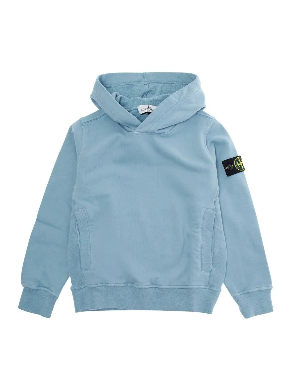 Stone Island Junior Logo Patch Hoodie