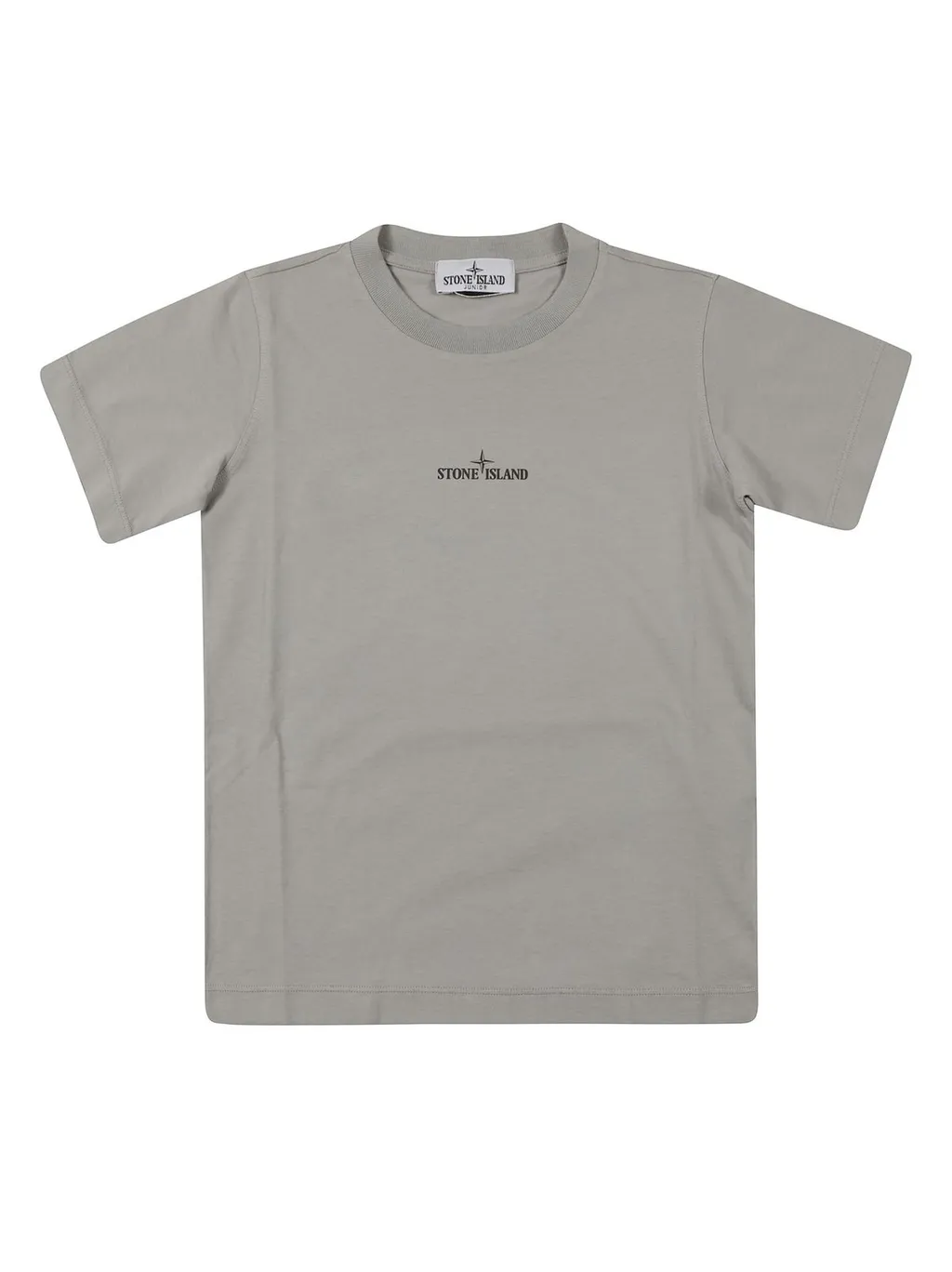 Stone Island Junior Logo Printed Crewneck T-Shirt