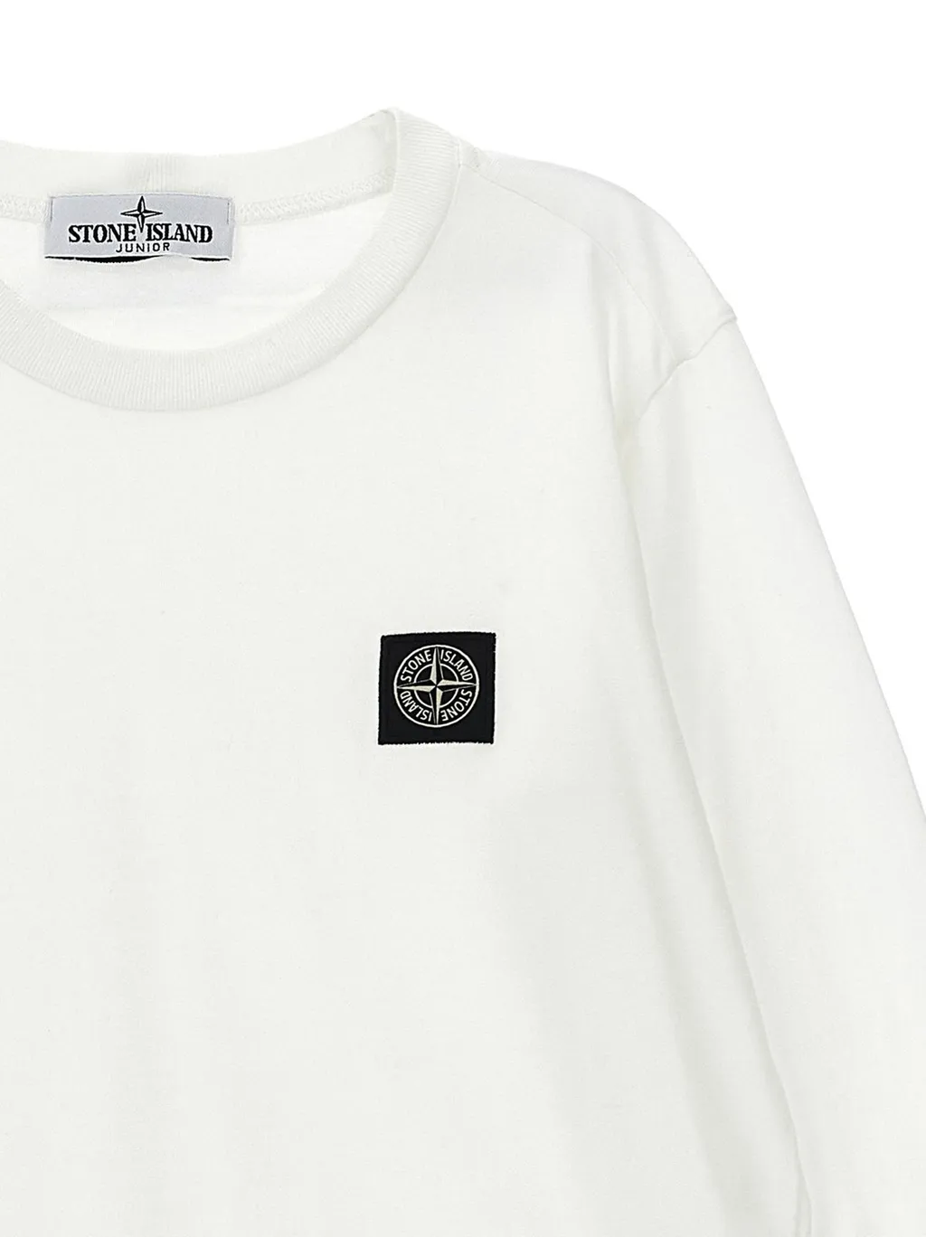 Stone Island Junior Compass-Patch Crewneck T-Shirt