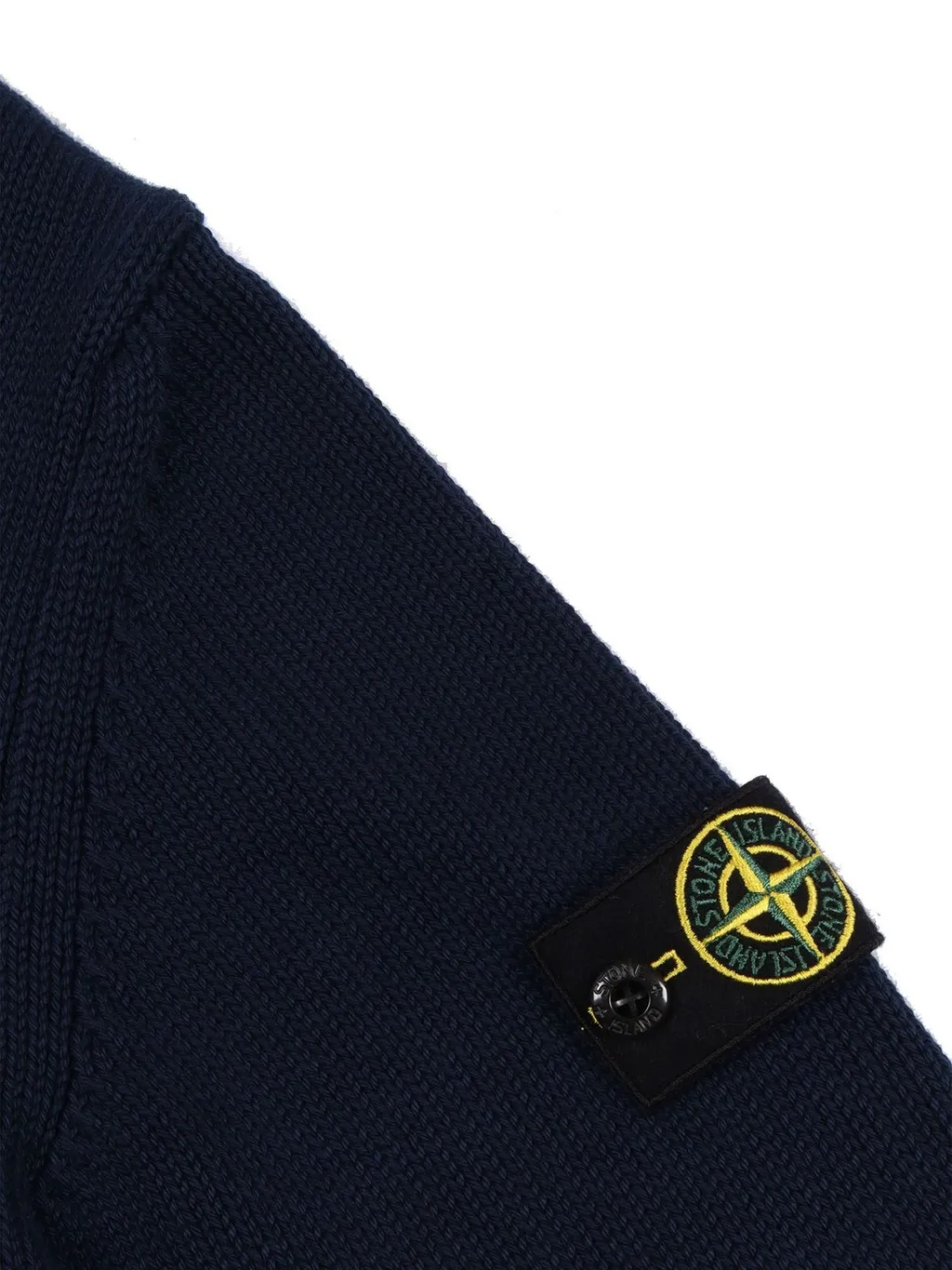 Stone Island Junior Logo Patch Knitted Jumper
