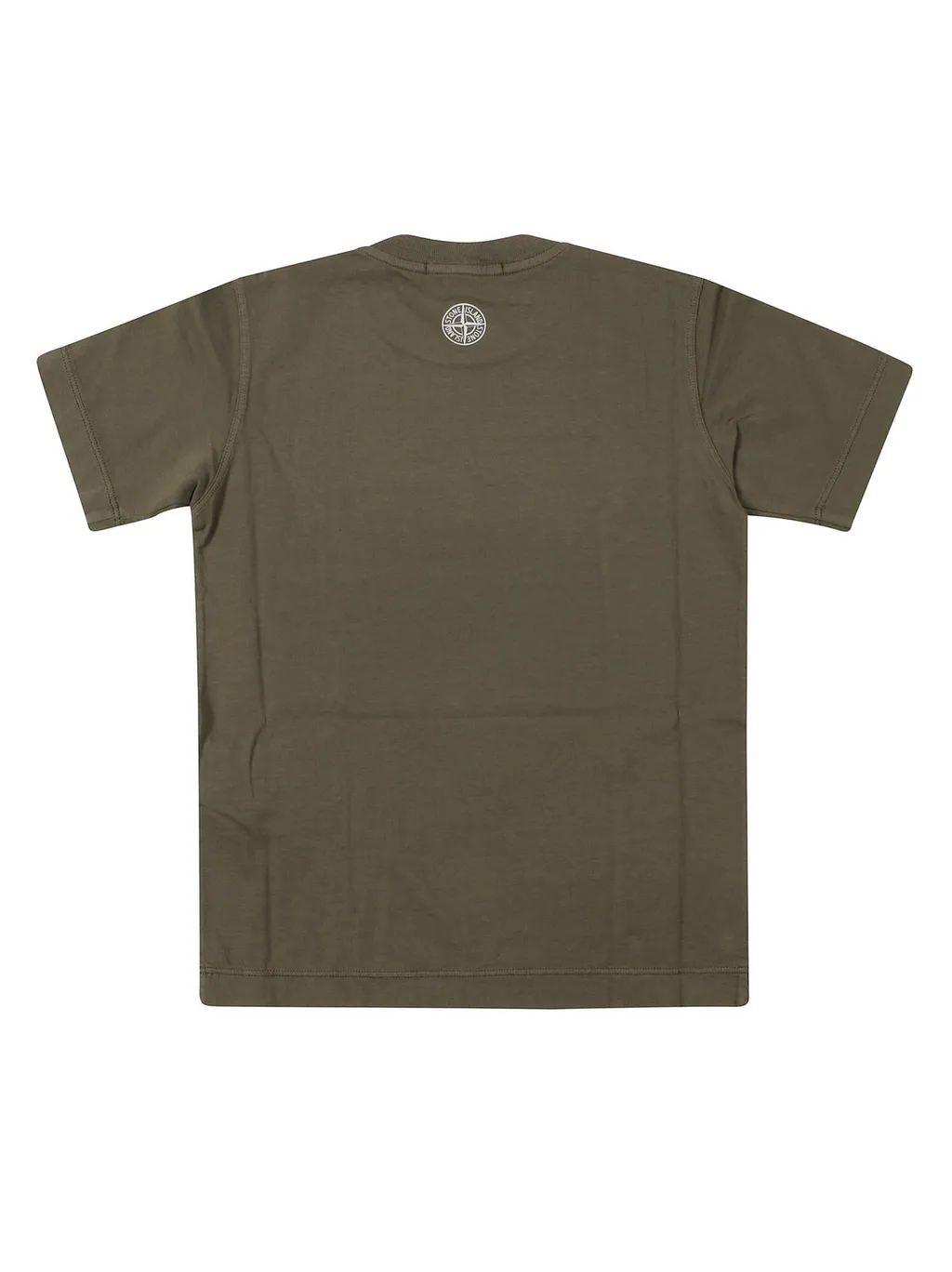Stone Island Junior Logo Printed Crewneck T-Shirt