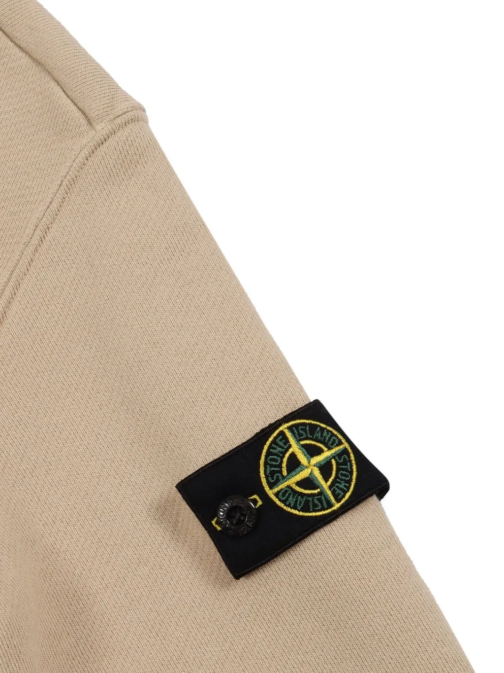 Stone Island Junior Long Sleeved Logo Patch Sweatshirt