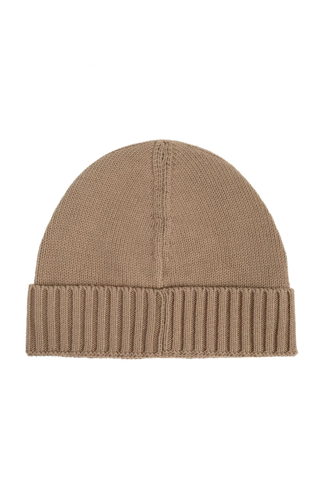 Stone Island Junior Logo Patch Ribbed Beanie