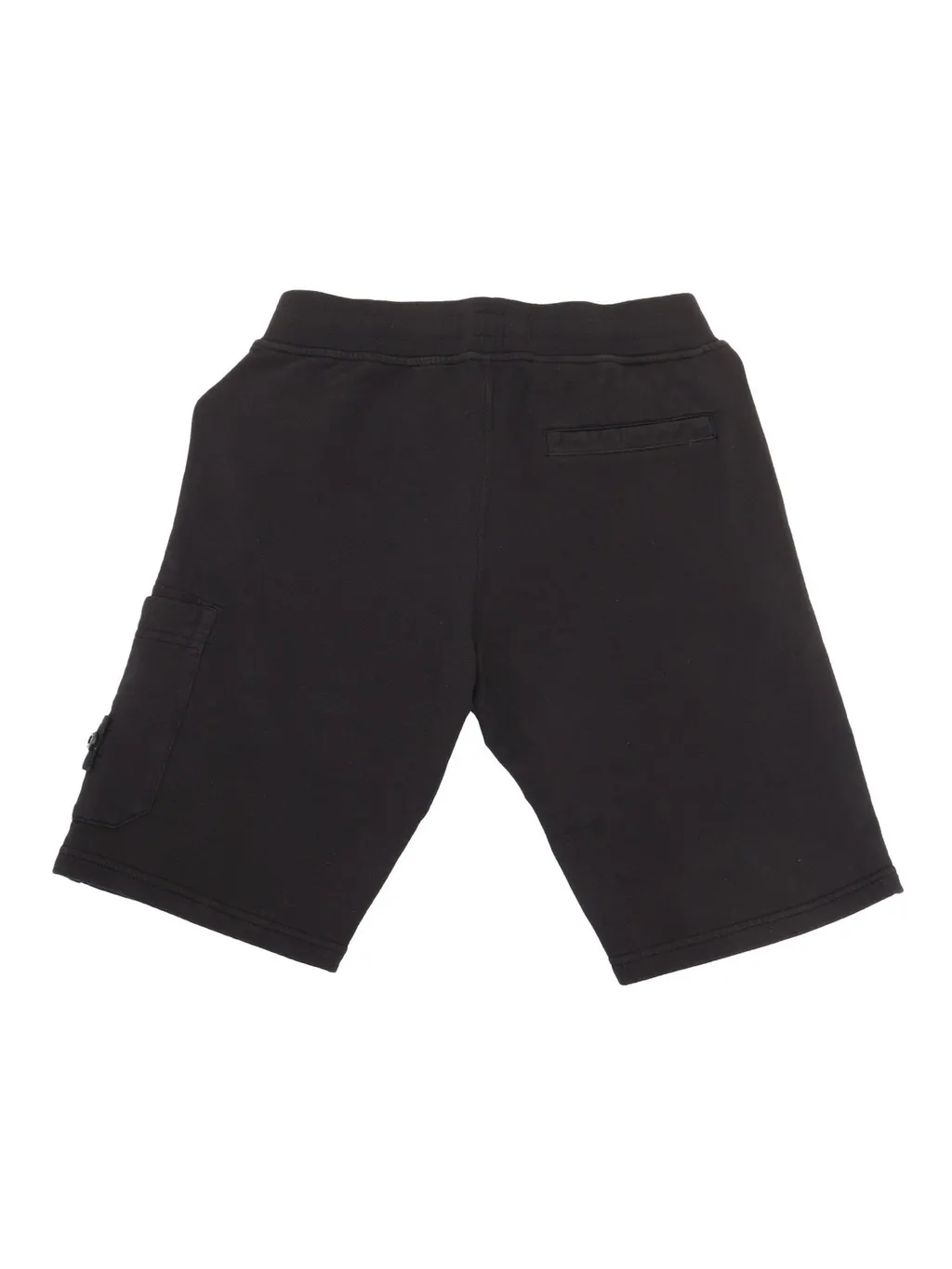 Stone Island Junior Compass-Patch Elasticated Waistband Shorts