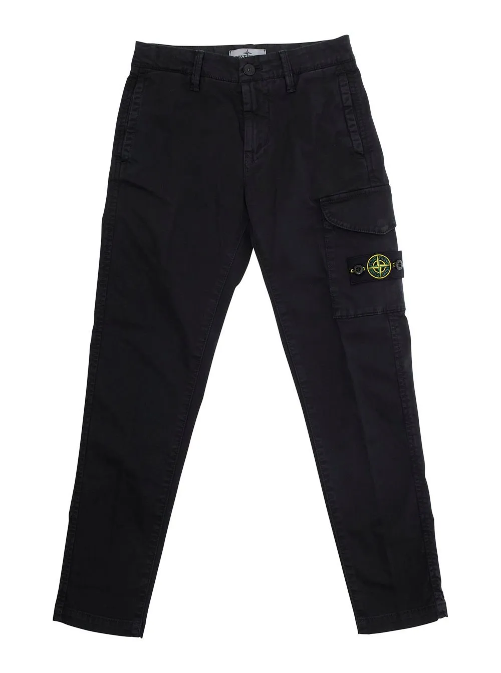 Stone Island Junior Logo Patch Cargo Trousers