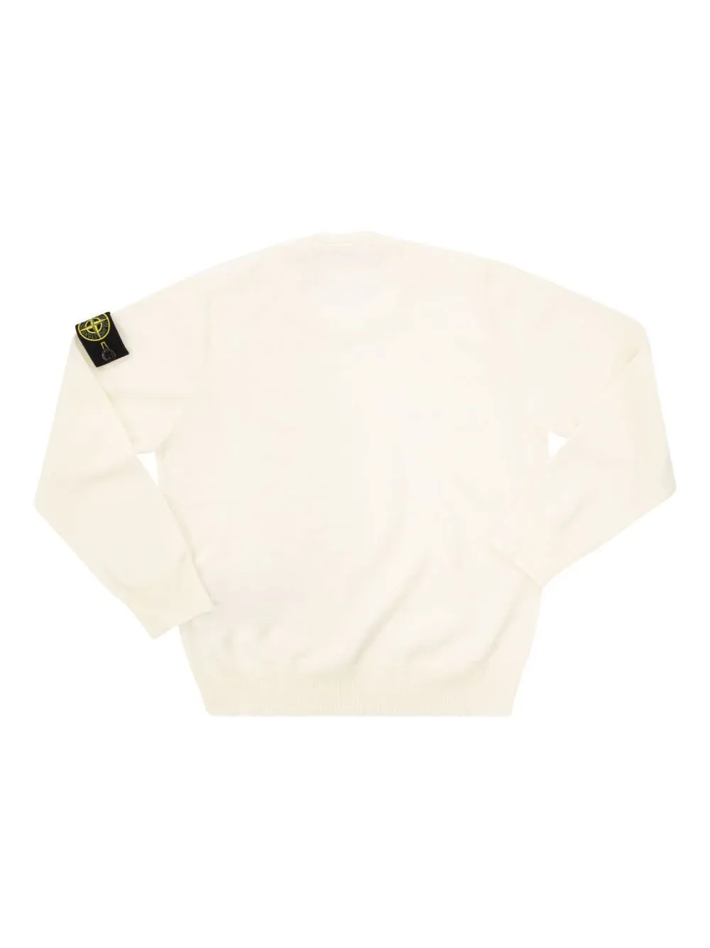 Stone Island Junior Compass Patch Crewneck Jumper