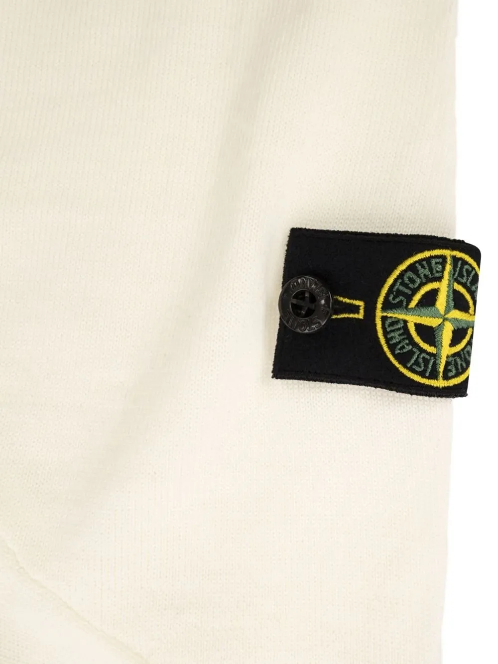 Stone Island Junior Compass Patch Crewneck Jumper