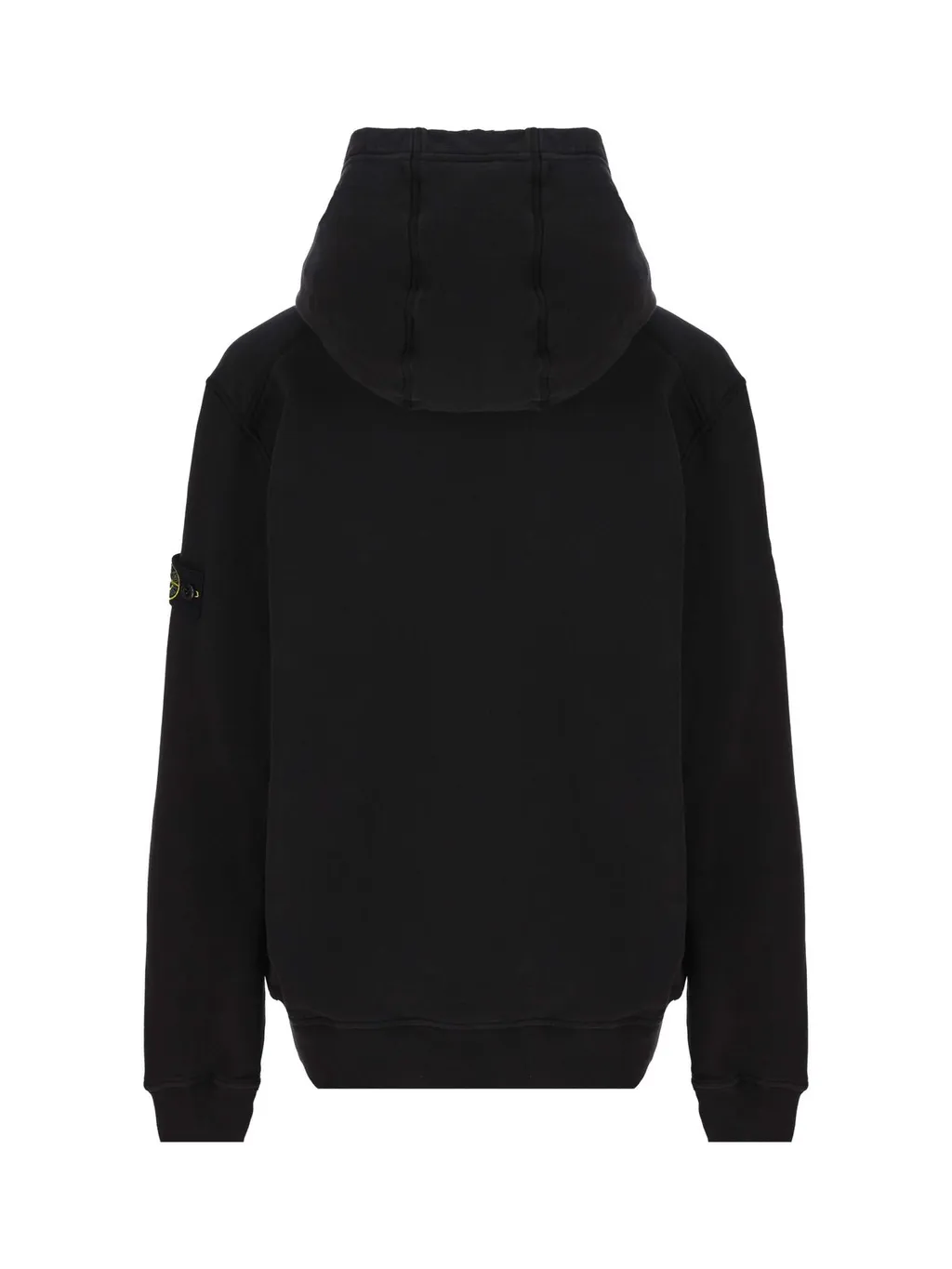 Stone Island Junior Logo Patch Long-Sleeved Hoodie
