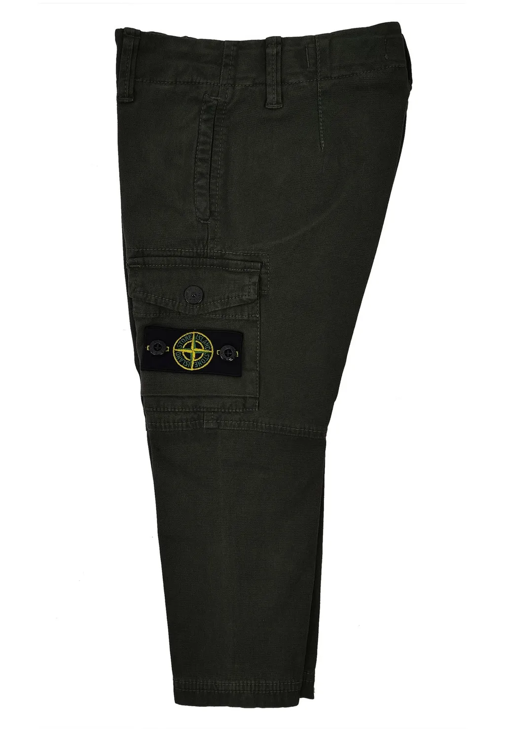 Stone Island Junior Logo Patch Straight Leg Pants