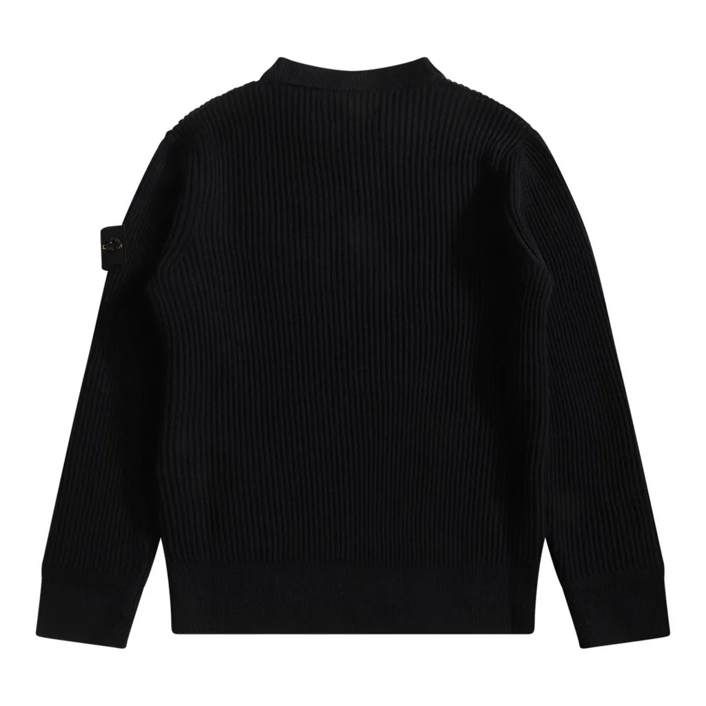 Stone Island Junior Compass Patch Jumper