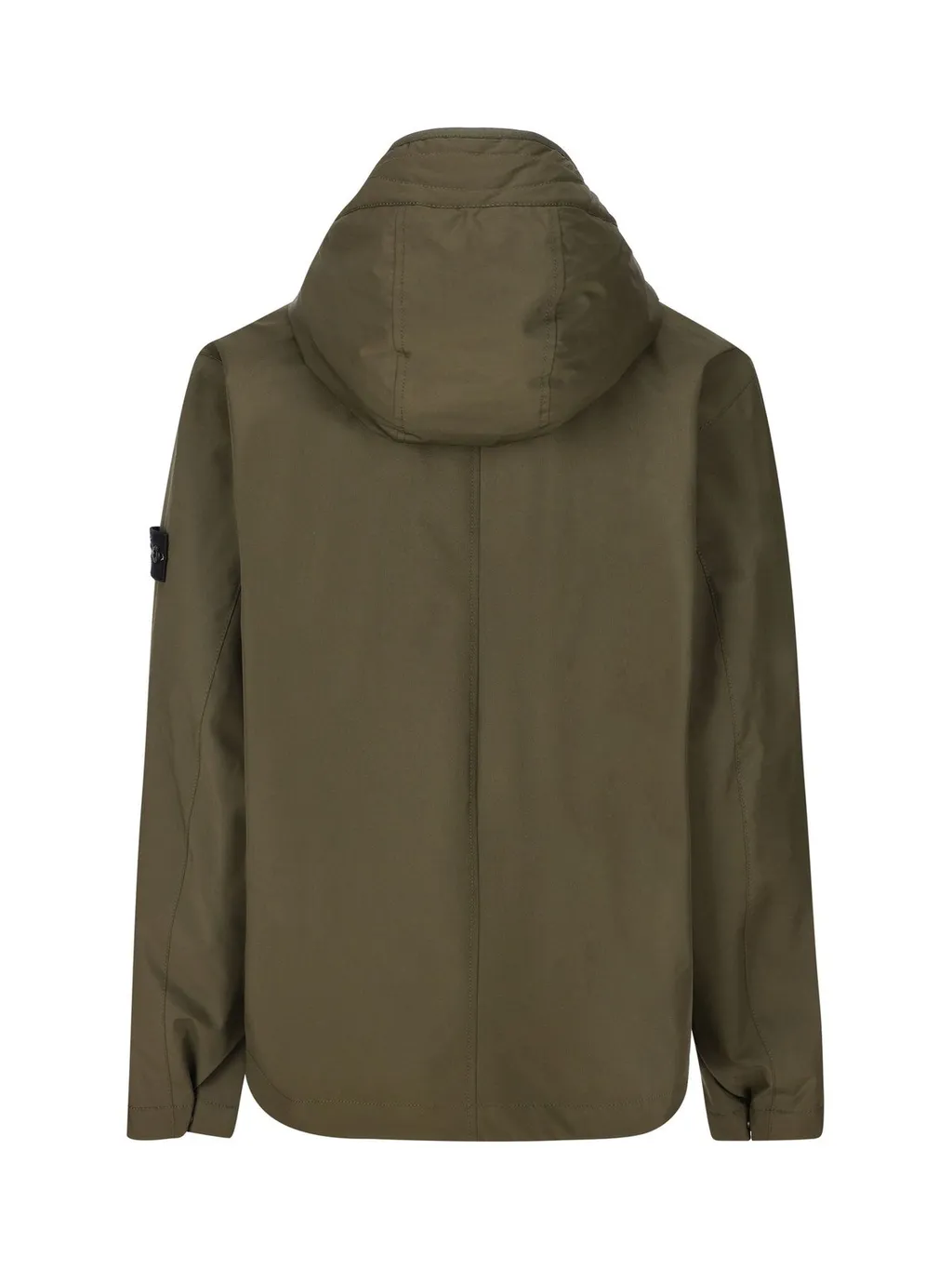 Stone Island Junior Logo Patch Zipped Jacket