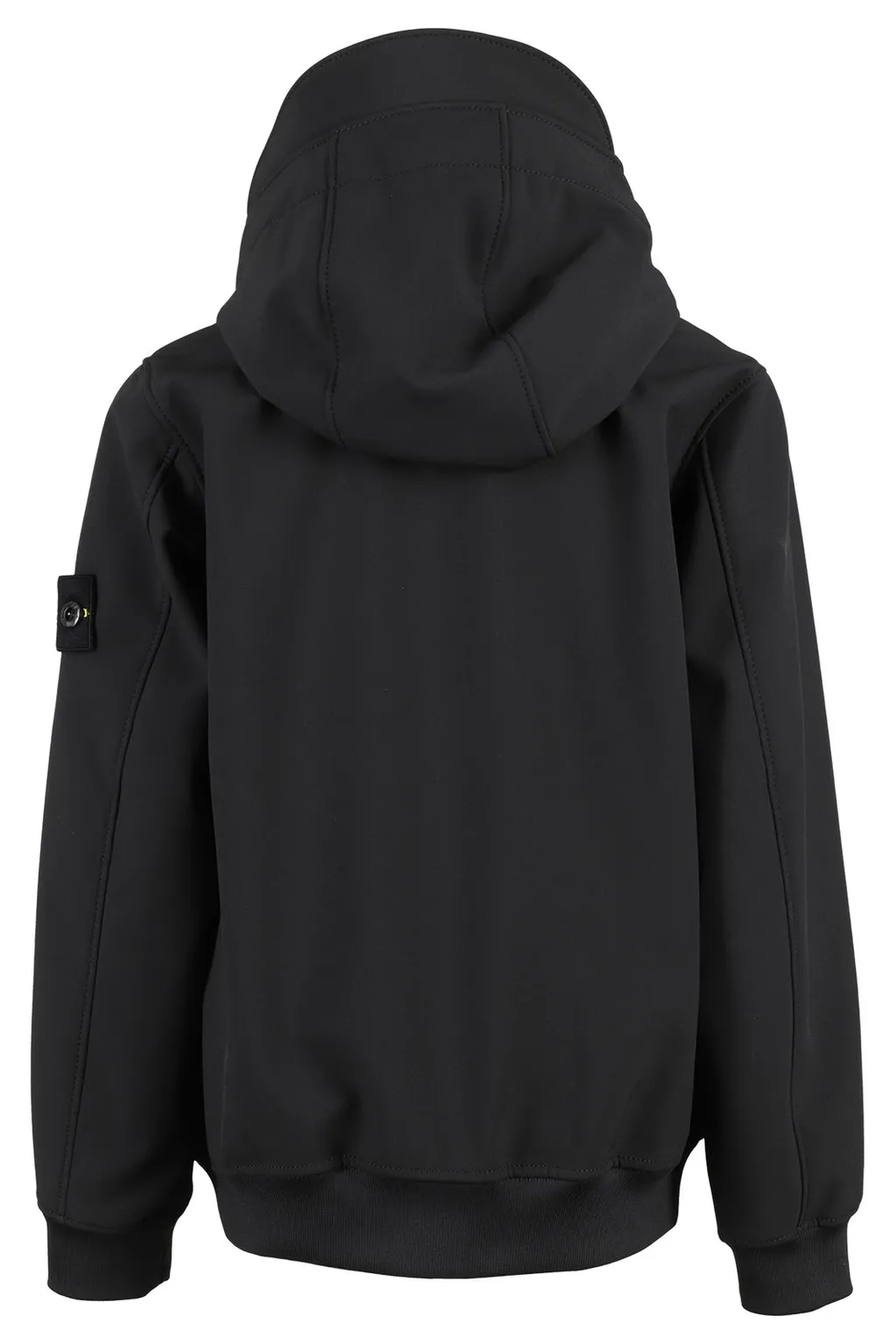 Stone Island Junior Logo-Patch Zipped Hooded Jacket