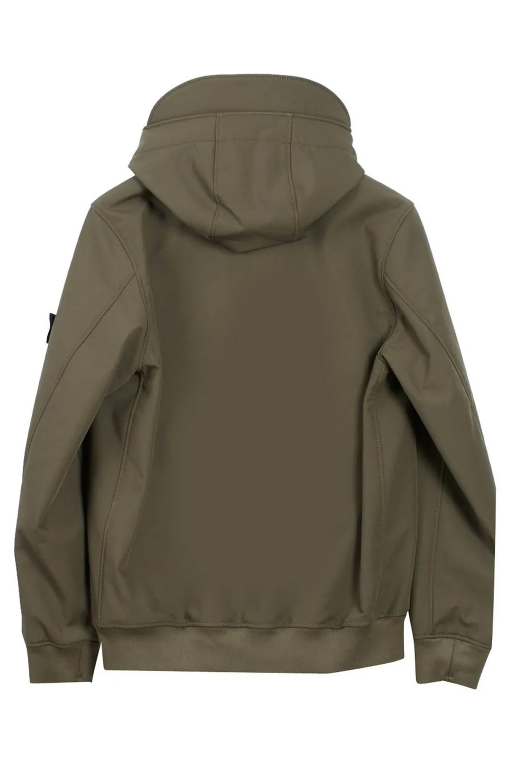 Stone Island Junior Logo-Patch Zipped Hooded Jacket
