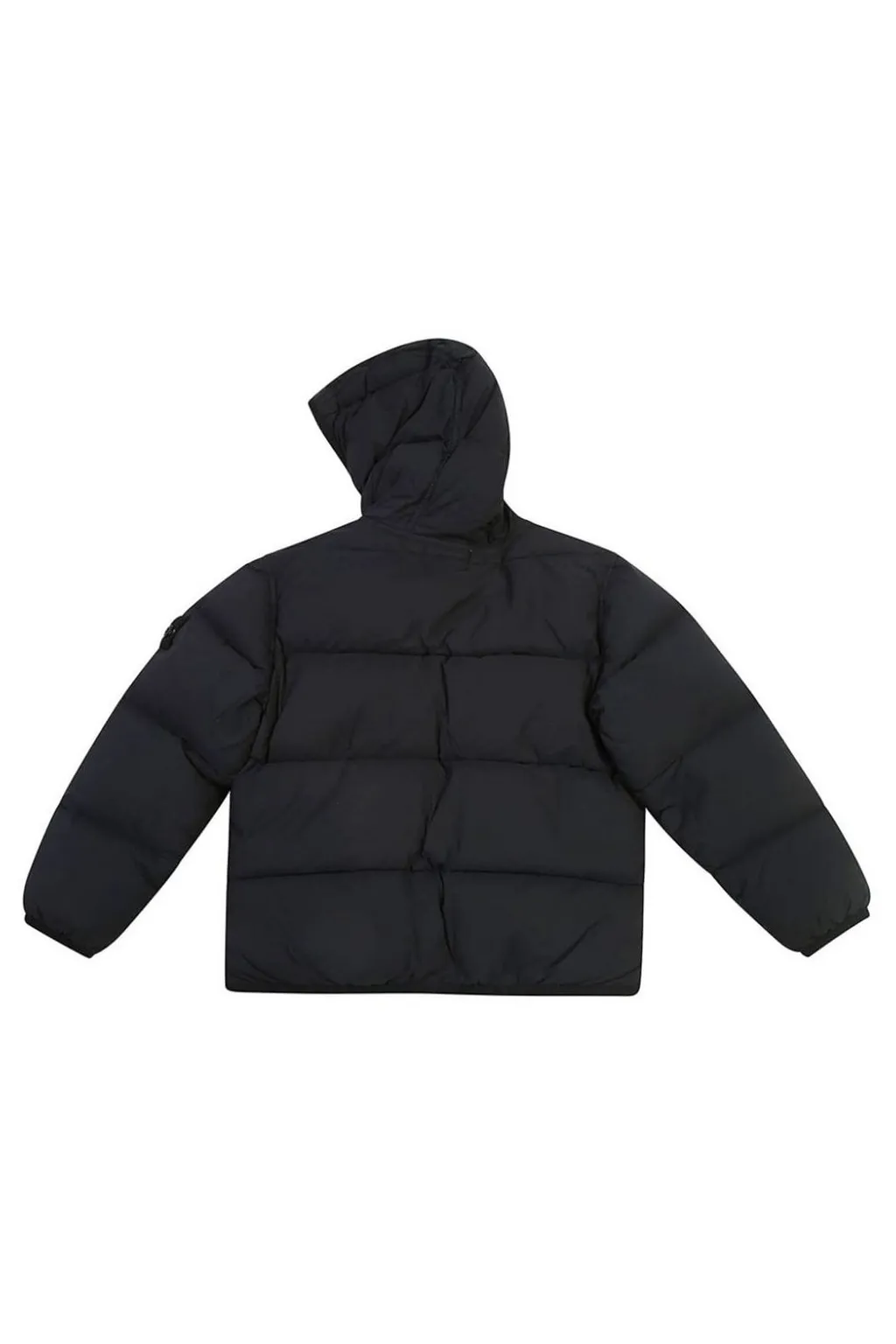 Stone Island Junior Compass-Badge Zip-Up Quilted Jacket