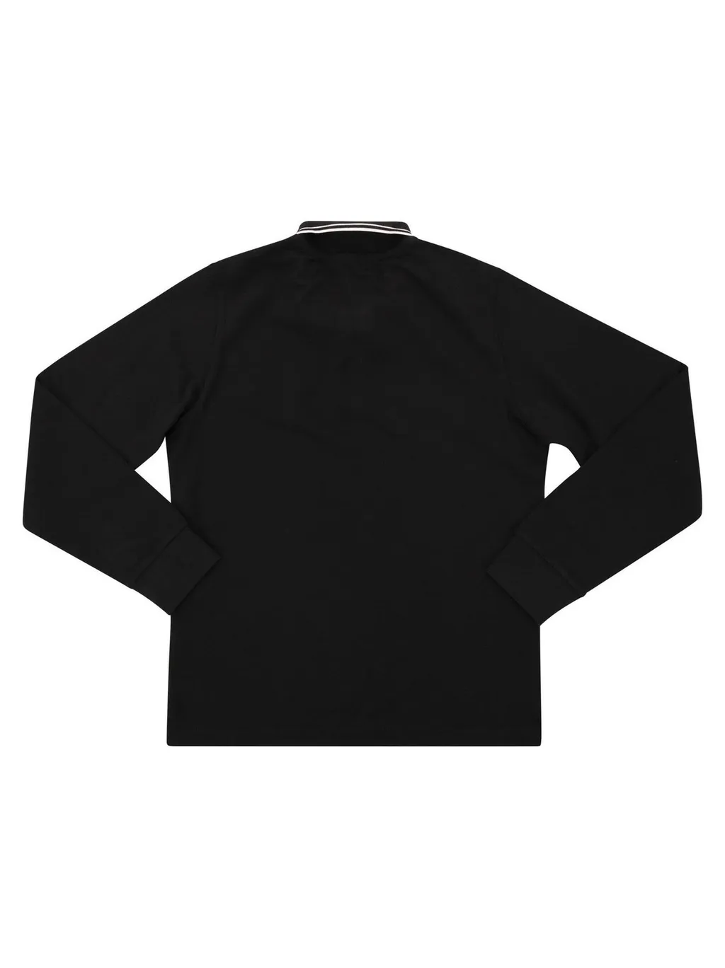 Stone Island Junior Logo Patch Long Sleeved Polo Shirt