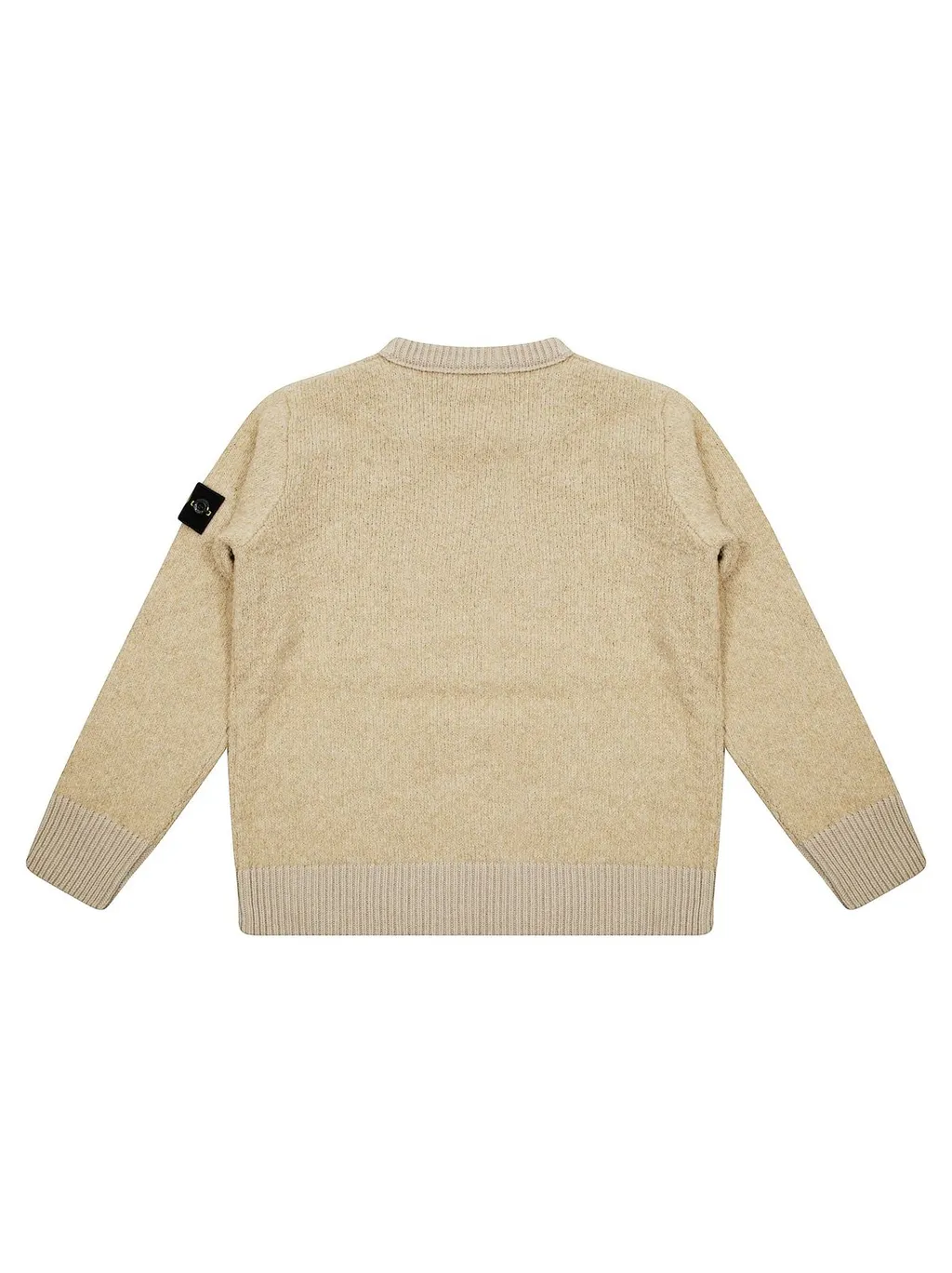 Stone Island Junior Compass Patch Crewneck Jumper