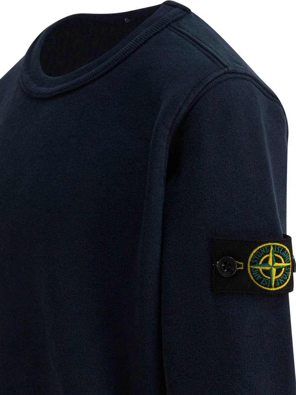Stone Island Junior Compass Patch Crewneck Sweatshirt