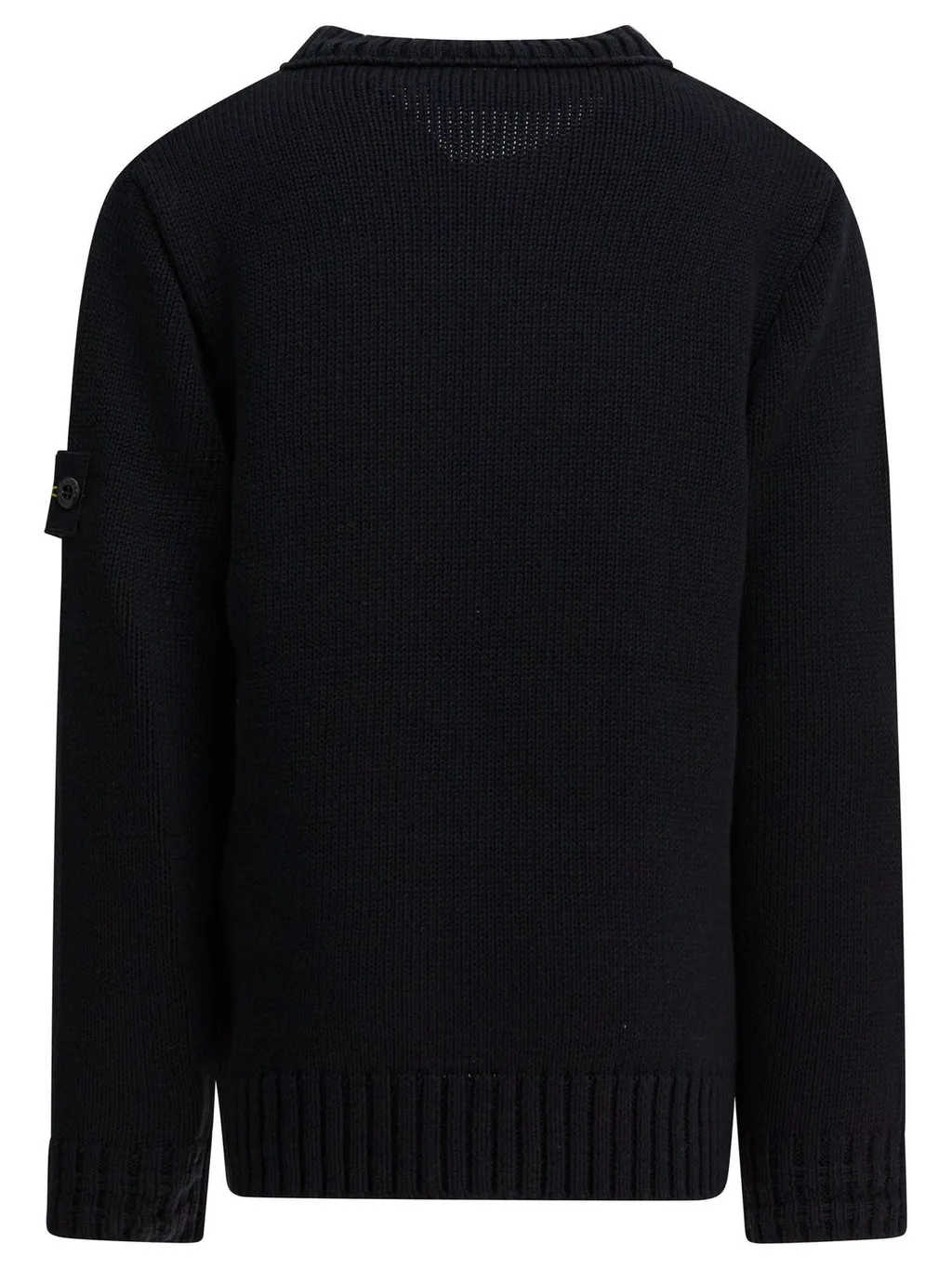 Stone Island Junior Logo Patch Knitted Jumper