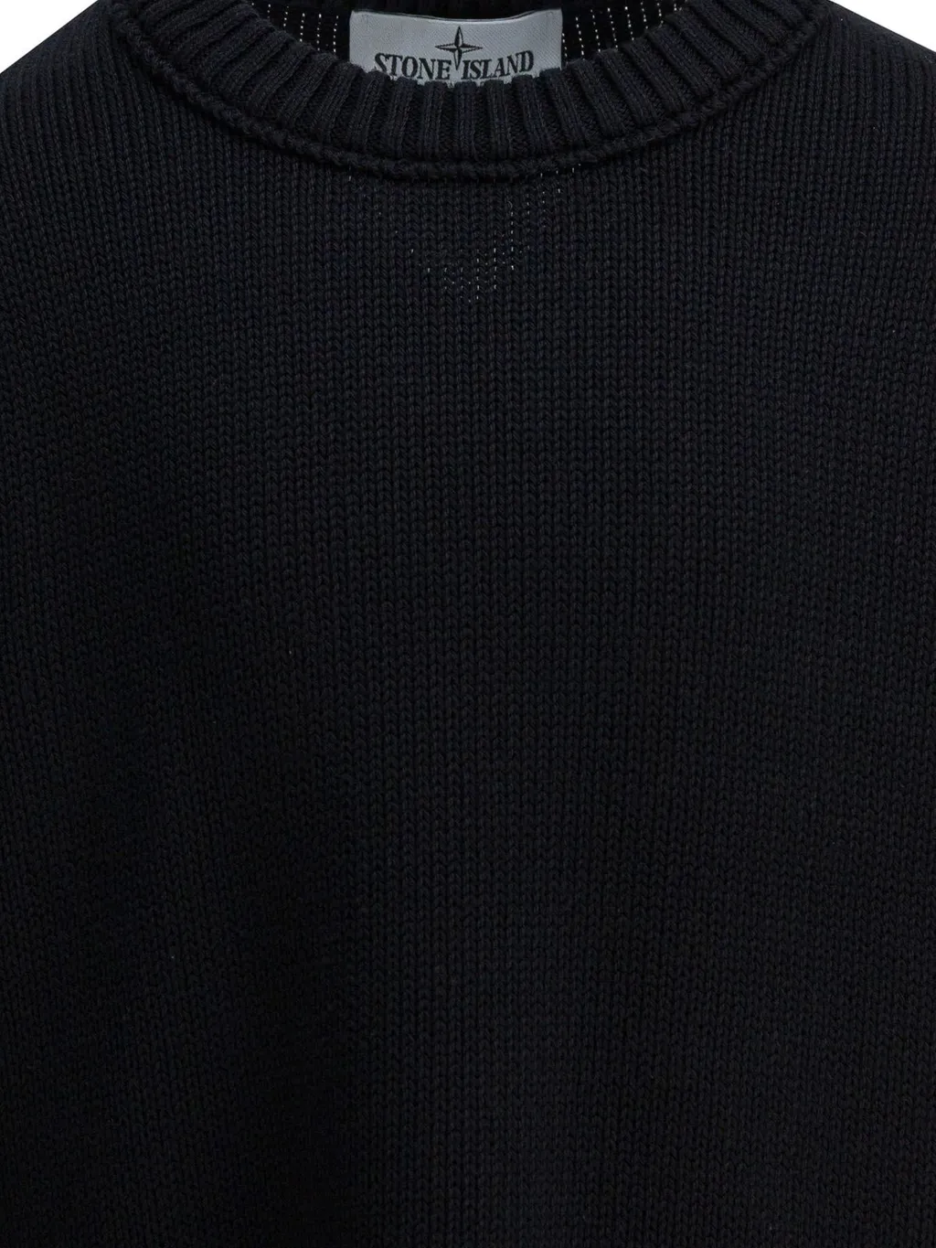 Stone Island Junior Logo Patch Knitted Jumper